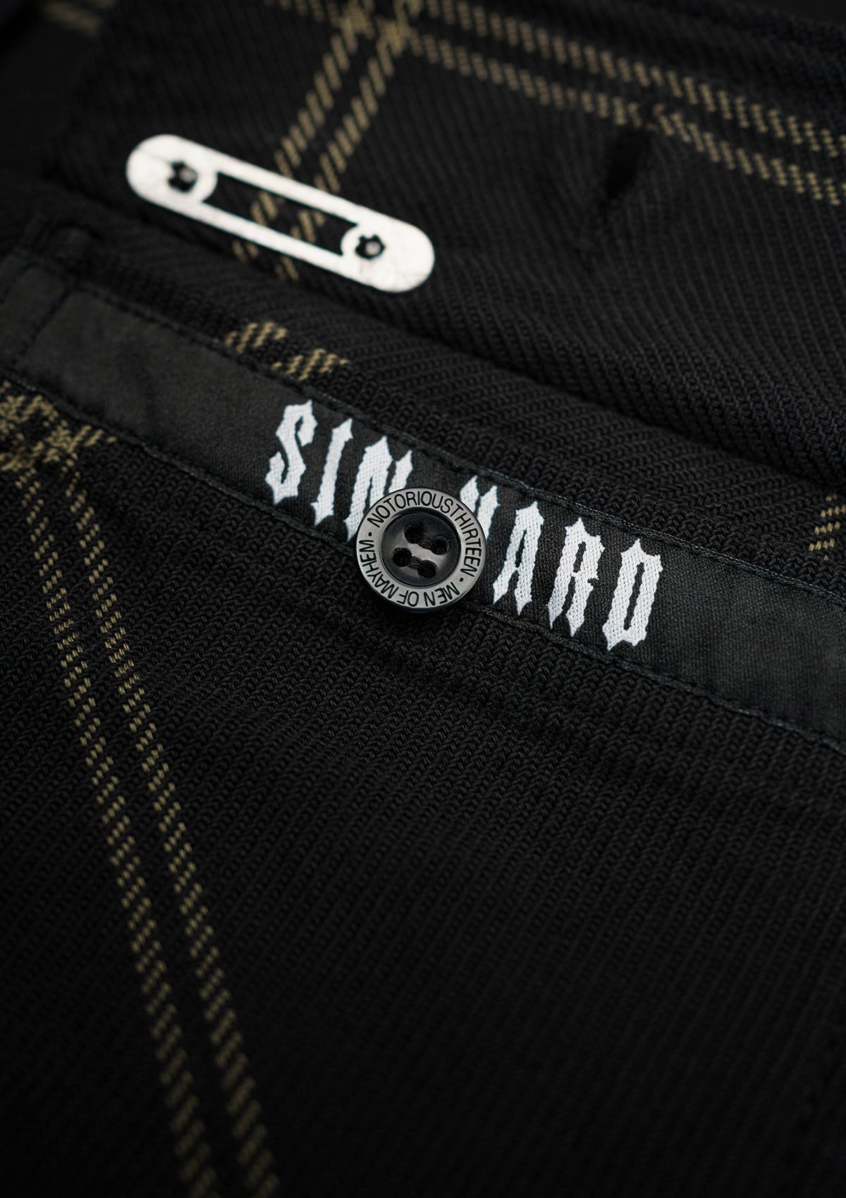 Flanellhemd Grift / Heavy D. - MEN OF MAYHEM - ALAIKO - EXCHANGES - MM - M - 1060 - FH - GH - black - Flanellhemd