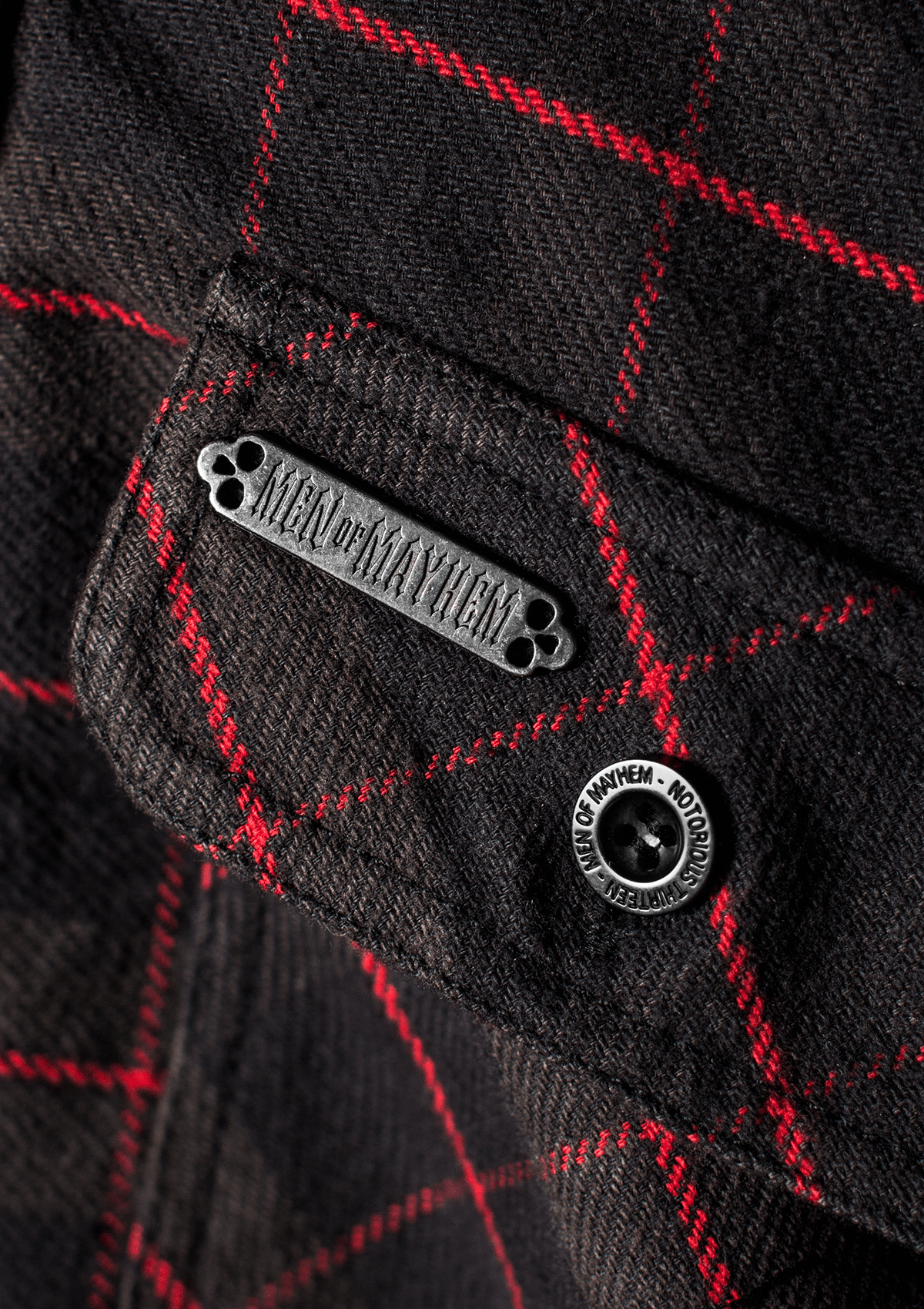 Flanellhemd Hellhound / Heavy D. - MEN OF MAYHEM - ALAIKO - EXCHANGES - MM - M - 1060 - FH - HH - Bestseller - Flanellhemd