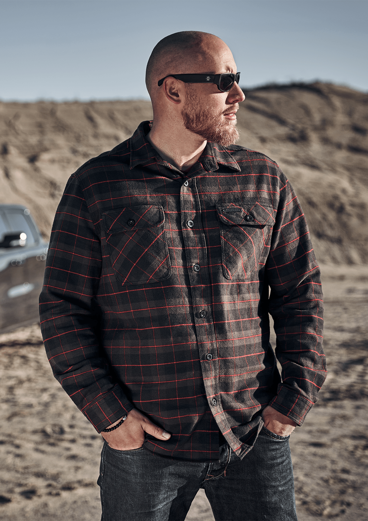 Flanellhemd Hellhound / Heavy D. - MEN OF MAYHEM - ALAIKO - EXCHANGES - MM - M - 1060 - FH - HH - Bestseller - Flanellhemd