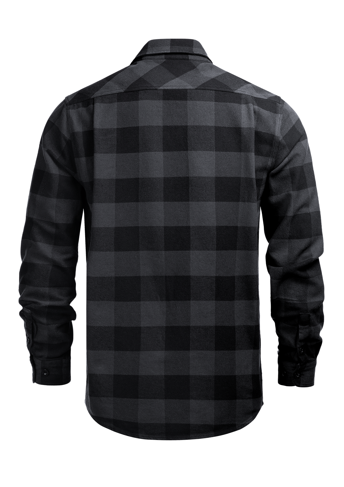 Flanellhemd Iron / Heavy D. - MEN OF MAYHEM - ALAIKO - EXCHANGES - MM - M - 1060 - FH - IH - Flanellhemd - Grau