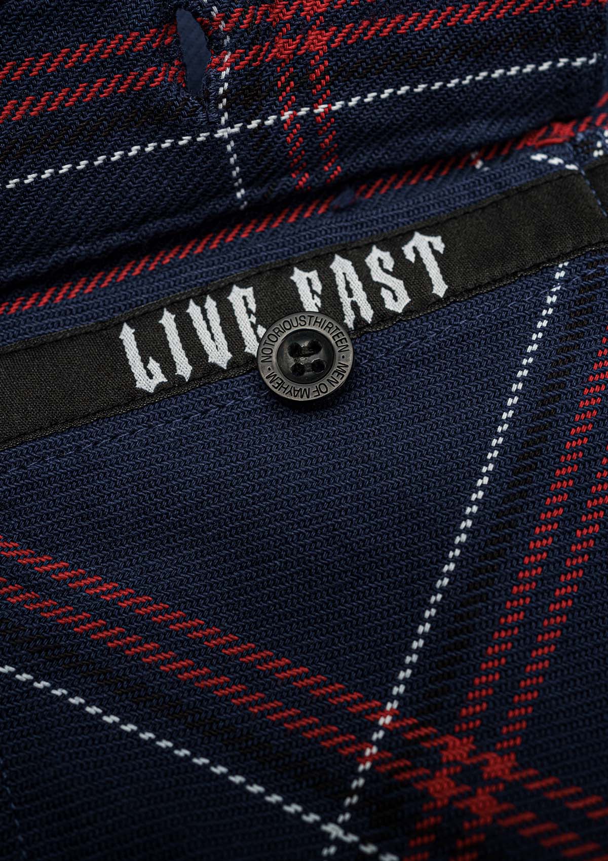 Flanellhemd Marine / Heavy D. - MEN OF MAYHEM - ALAIKO - EXCHANGES - MM - M - 1060 - FH - MR - Blau - Flanellhemd