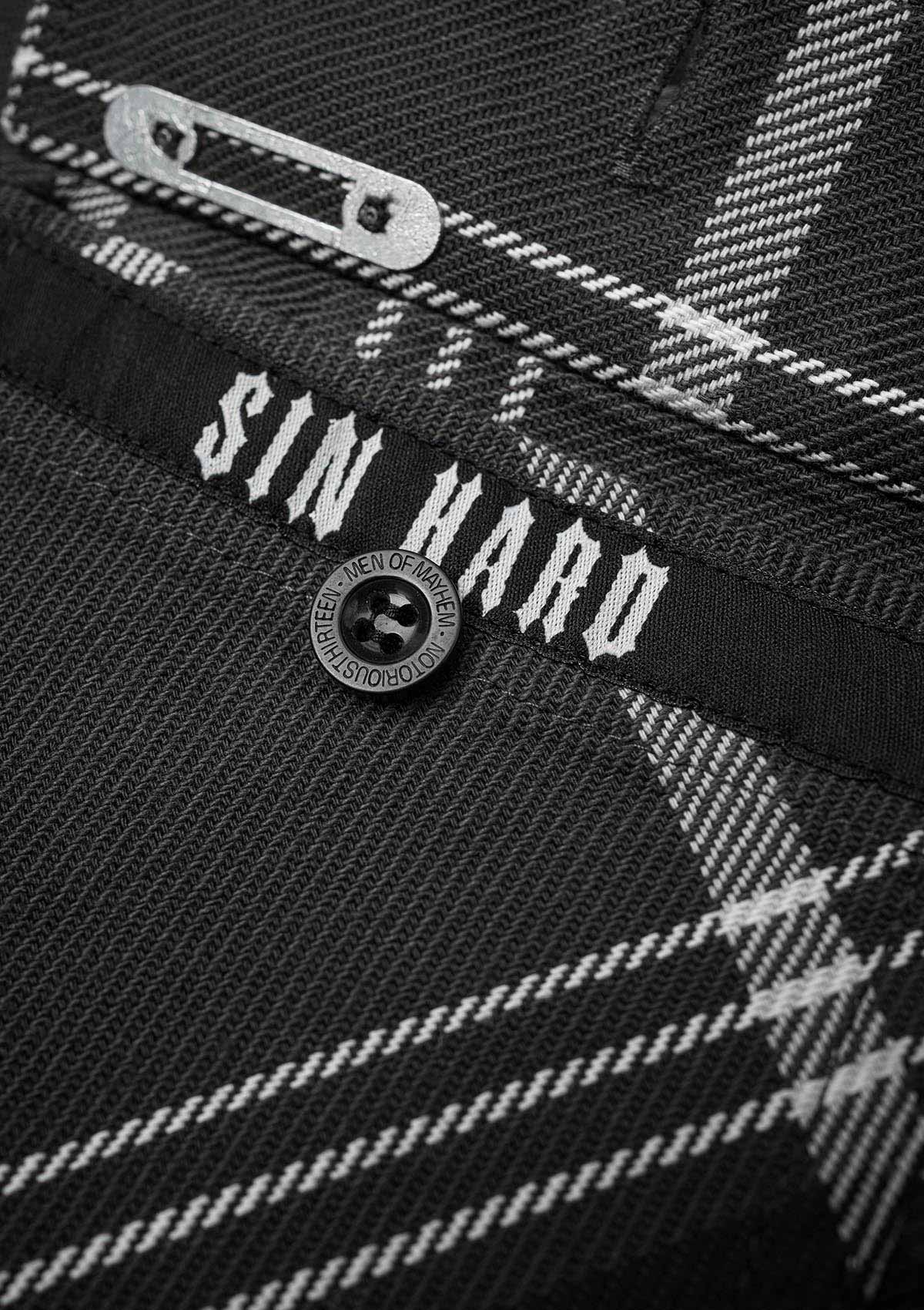 Flanellhemd Smoke / Heavy D. - MEN OF MAYHEM - ALAIKO - EXCHANGES - MM - M - 1060 - FH - SM - Flanellhemd - Grau