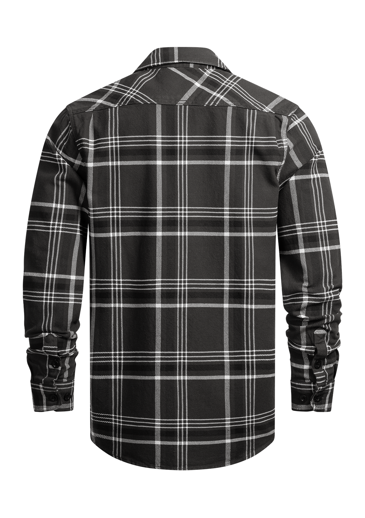 Flanellhemd Smoke / Heavy D. - MEN OF MAYHEM - ALAIKO - EXCHANGES - MM - M - 1060 - FH - SM - Flanellhemd - Grau