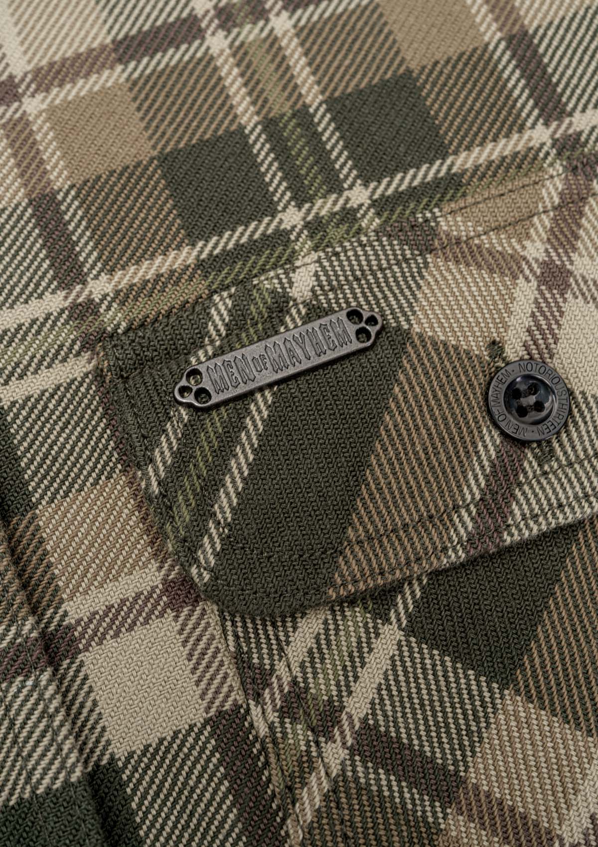 Flanellhemd Wasteland / Heavy D. - MEN OF MAYHEM - Flanellhemd - Hemden - Men