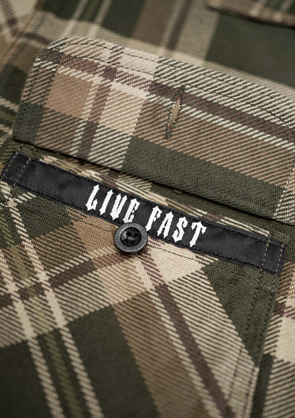 Flanellhemd Wasteland / Heavy D. - MEN OF MAYHEM - Flanellhemd - Hemden - Men