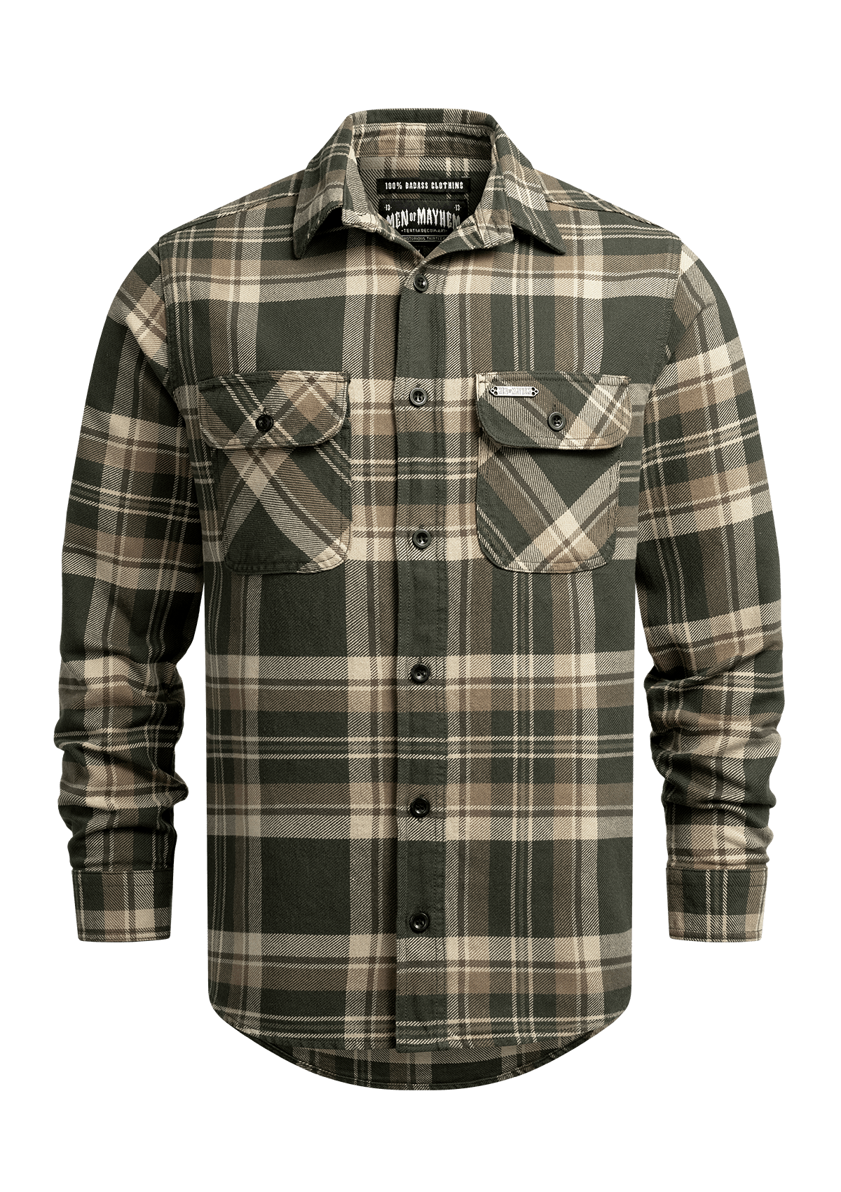 Flanellhemd Wasteland / Heavy D. - MEN OF MAYHEM - Flanellhemd - Hemden - Men