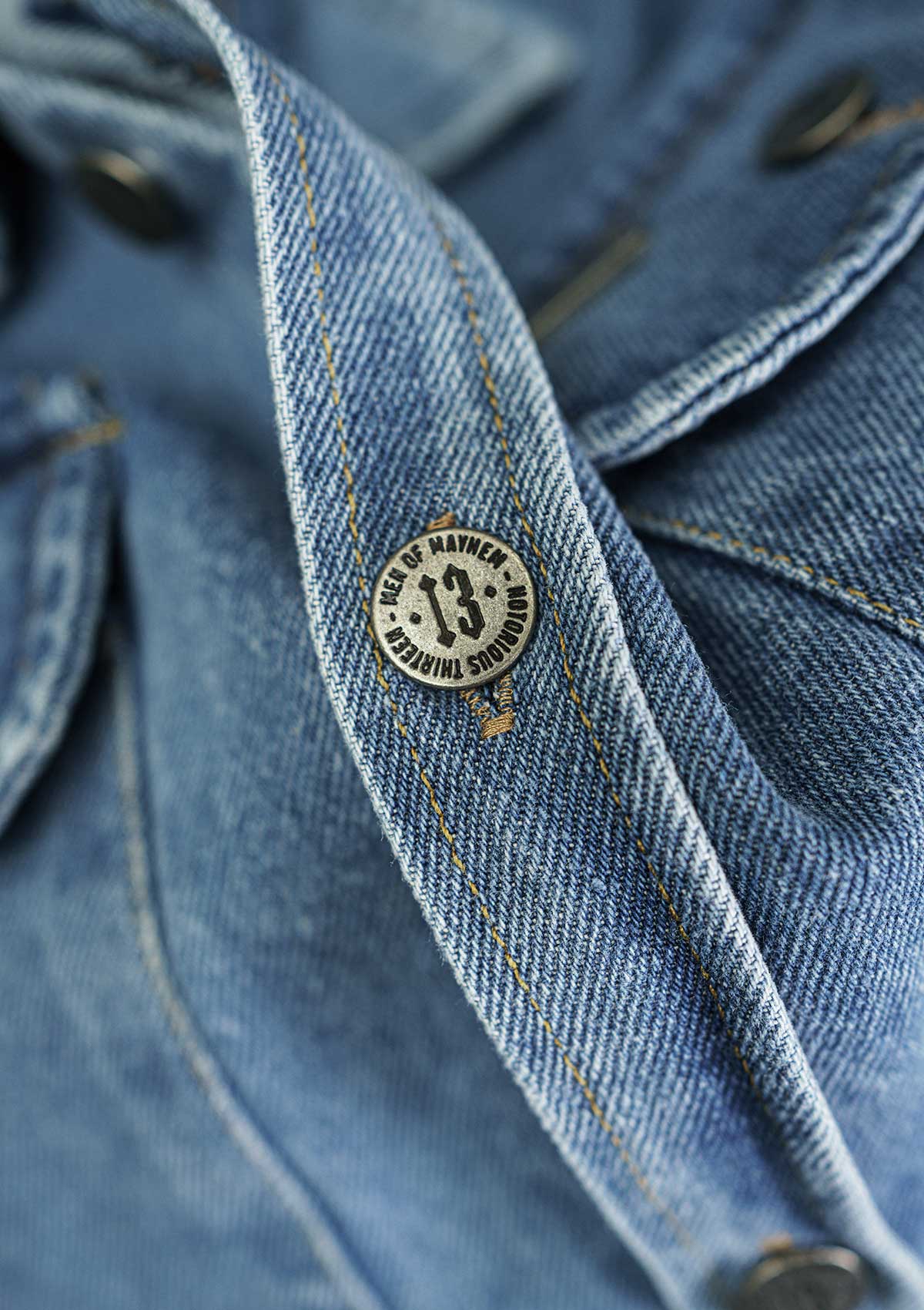 Jeanshemd Shadow BLW - MEN OF MAYHEM - ALAIKO - EXCHANGES - MM - M - 1060 - JHS - BLW - Blau - blue