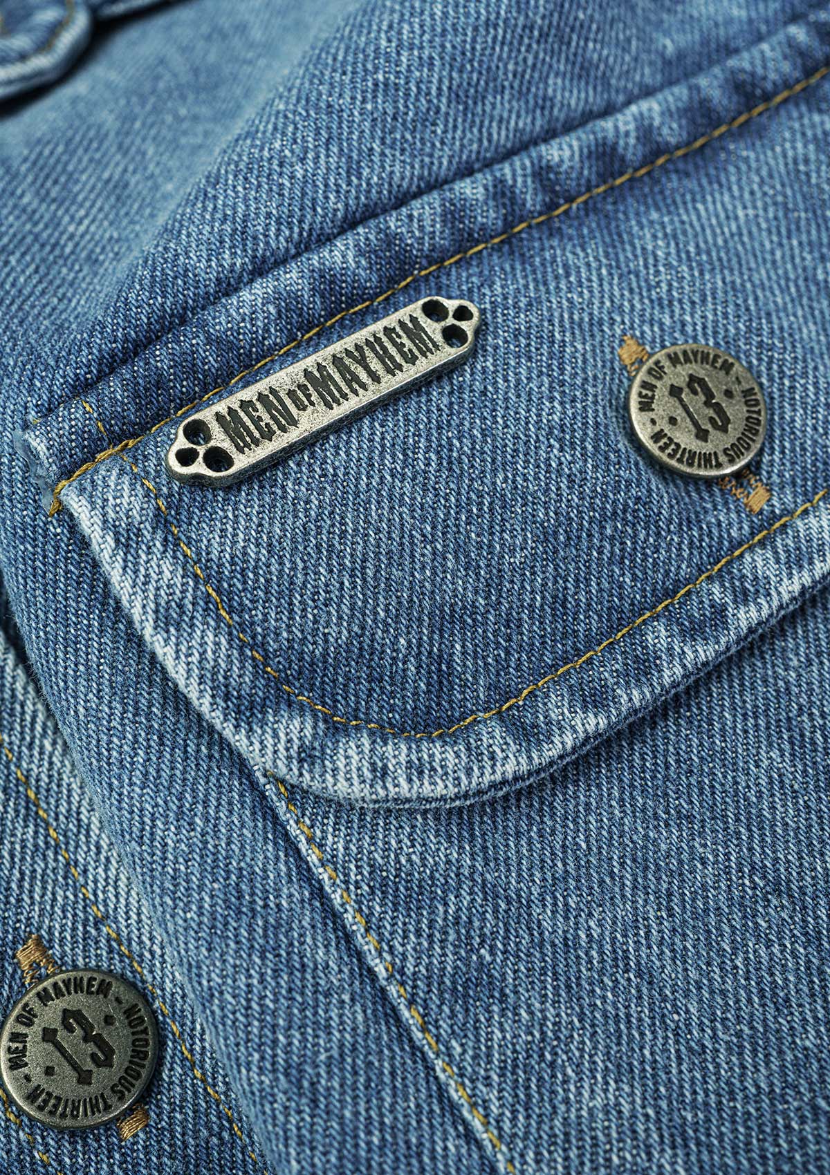 Jeanshemd Shadow BLW - MEN OF MAYHEM - ALAIKO - EXCHANGES - MM - M - 1060 - JHS - BLW - Blau - blue