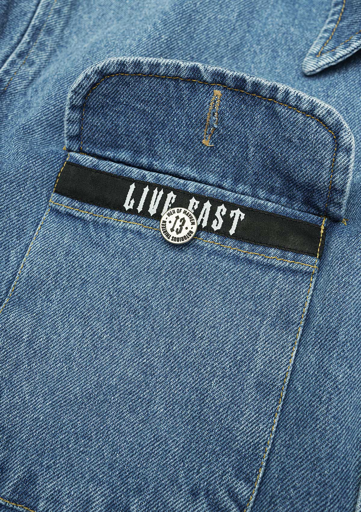 Jeanshemd Shadow BLW - MEN OF MAYHEM - ALAIKO - EXCHANGES - MM - M - 1060 - JHS - BLW - Blau - blue