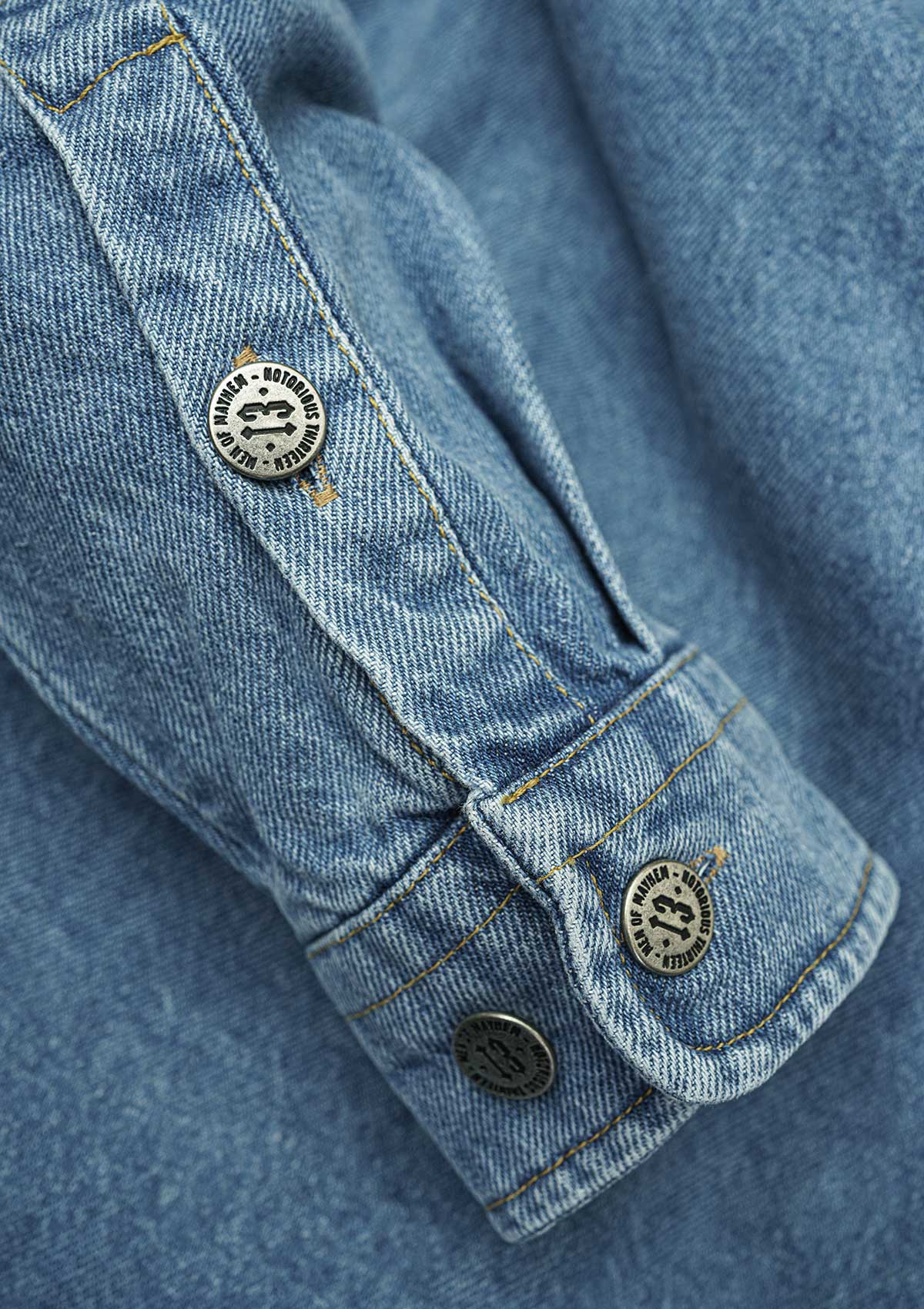 Jeanshemd Shadow BLW - MEN OF MAYHEM - ALAIKO - EXCHANGES - MM - M - 1060 - JHS - BLW - Blau - blue