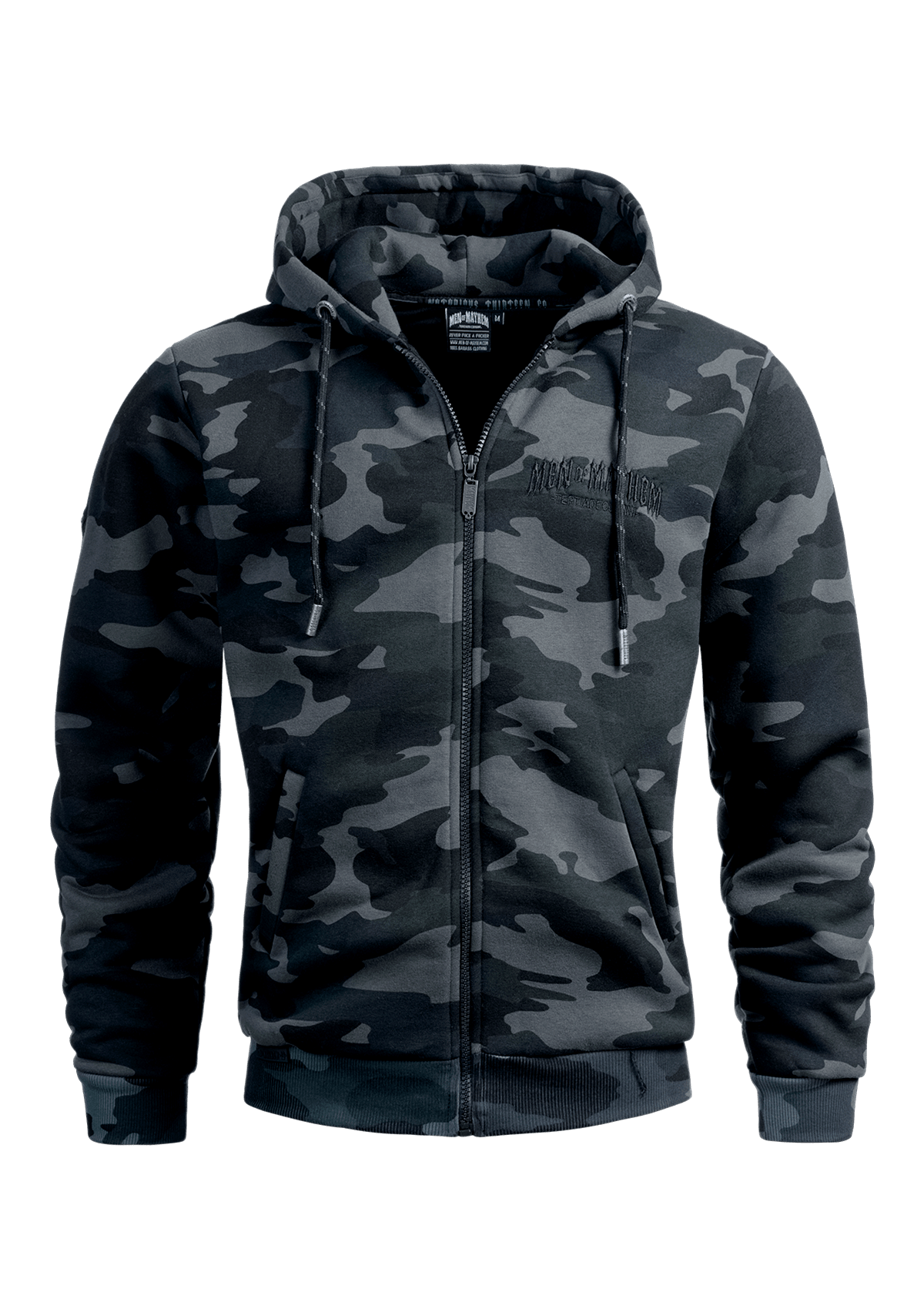 Hoodie Jacke Mayhem Classic B/C MK3 - MEN OF MAYHEM - ALAIKO - EXCHANGES - MM - M - 1080 - HJ - BC - MK3 - BC - black camo