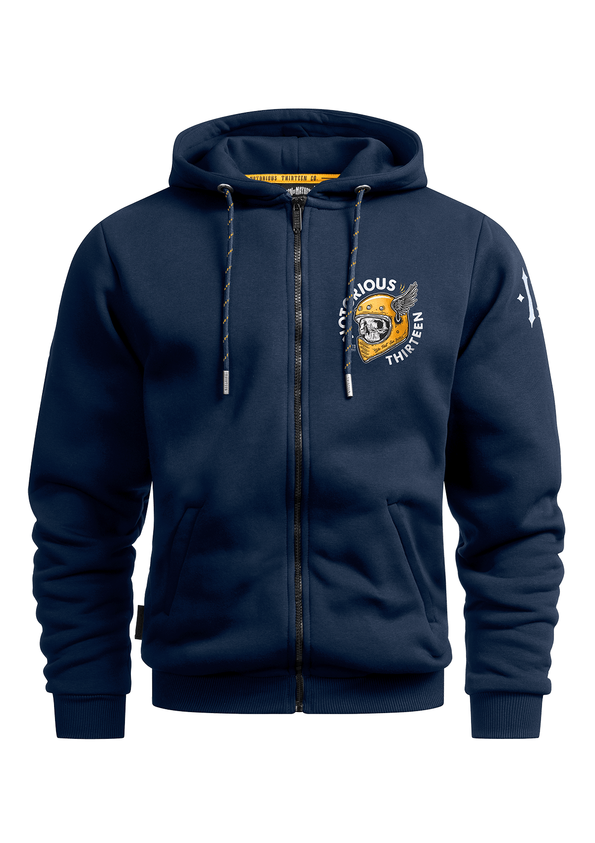 Hoodie Jacke Deathwing N/G - MEN OF MAYHEM - ALAIKO - EXCHANGES - MM - M - 1080 - HJ - DW - NG - black - deathwing