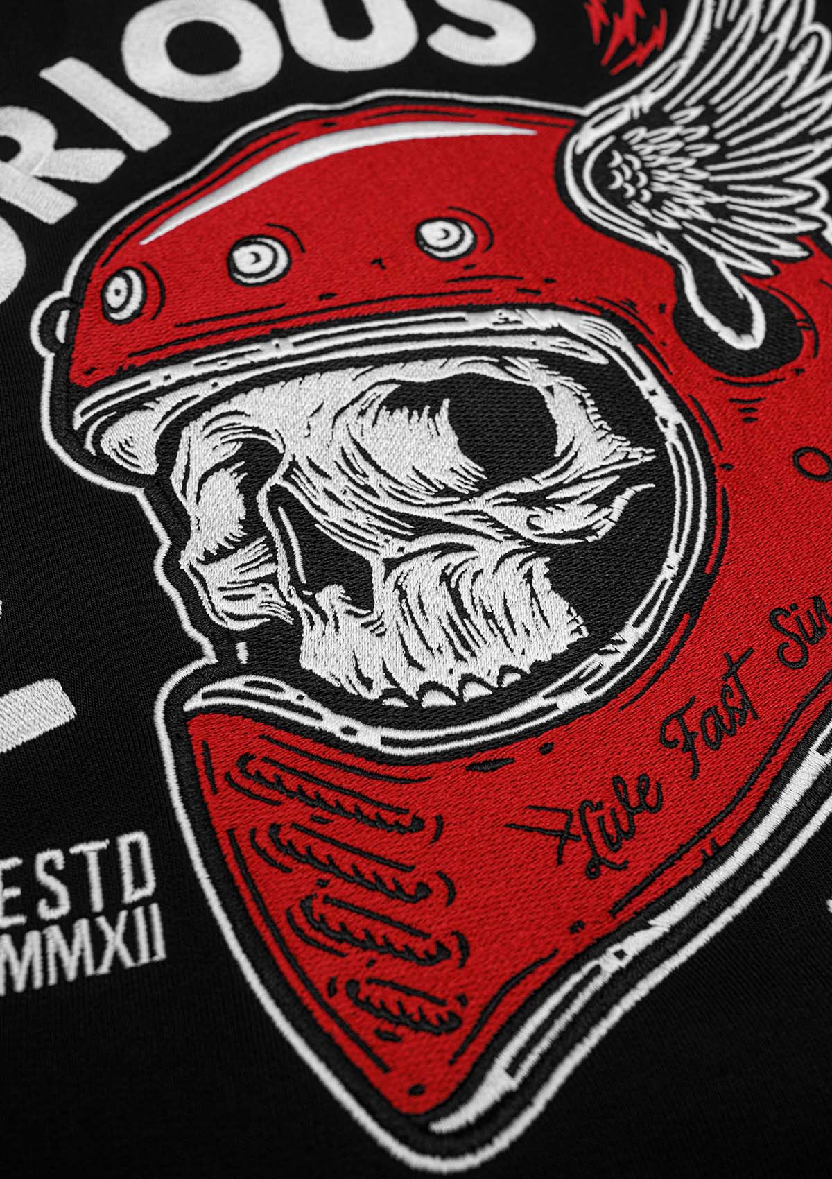 Hoodie Jacke Deathwing S/W - MEN OF MAYHEM - ALAIKO - EXCHANGES - MM - M - 1080 - HJ - DW - SW - black - deathwing