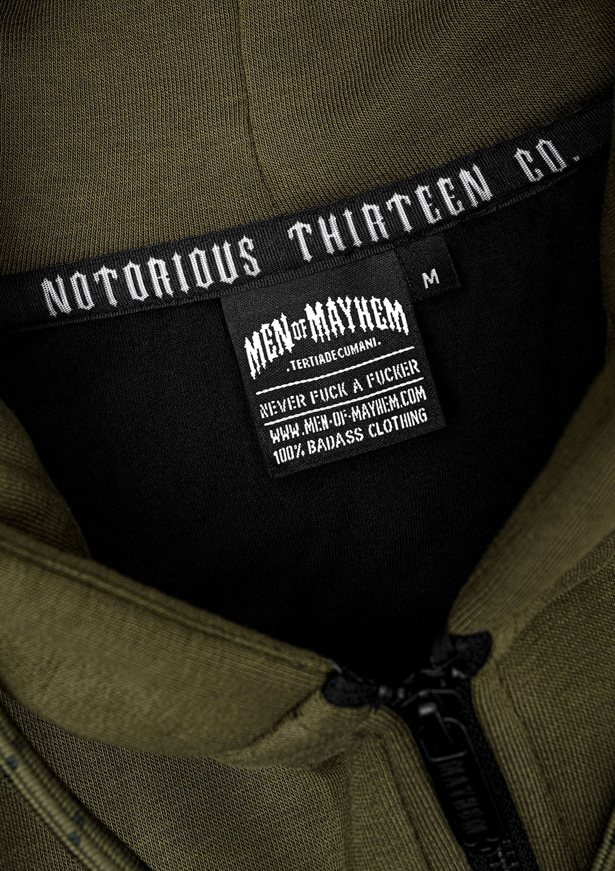 Hoody Jacke Original Khaki - MEN OF MAYHEM - ALAIKO - EXCHANGES - MM - M - 1080 - HJO - KK - Hoody Jacke Original - Hoody Jacken