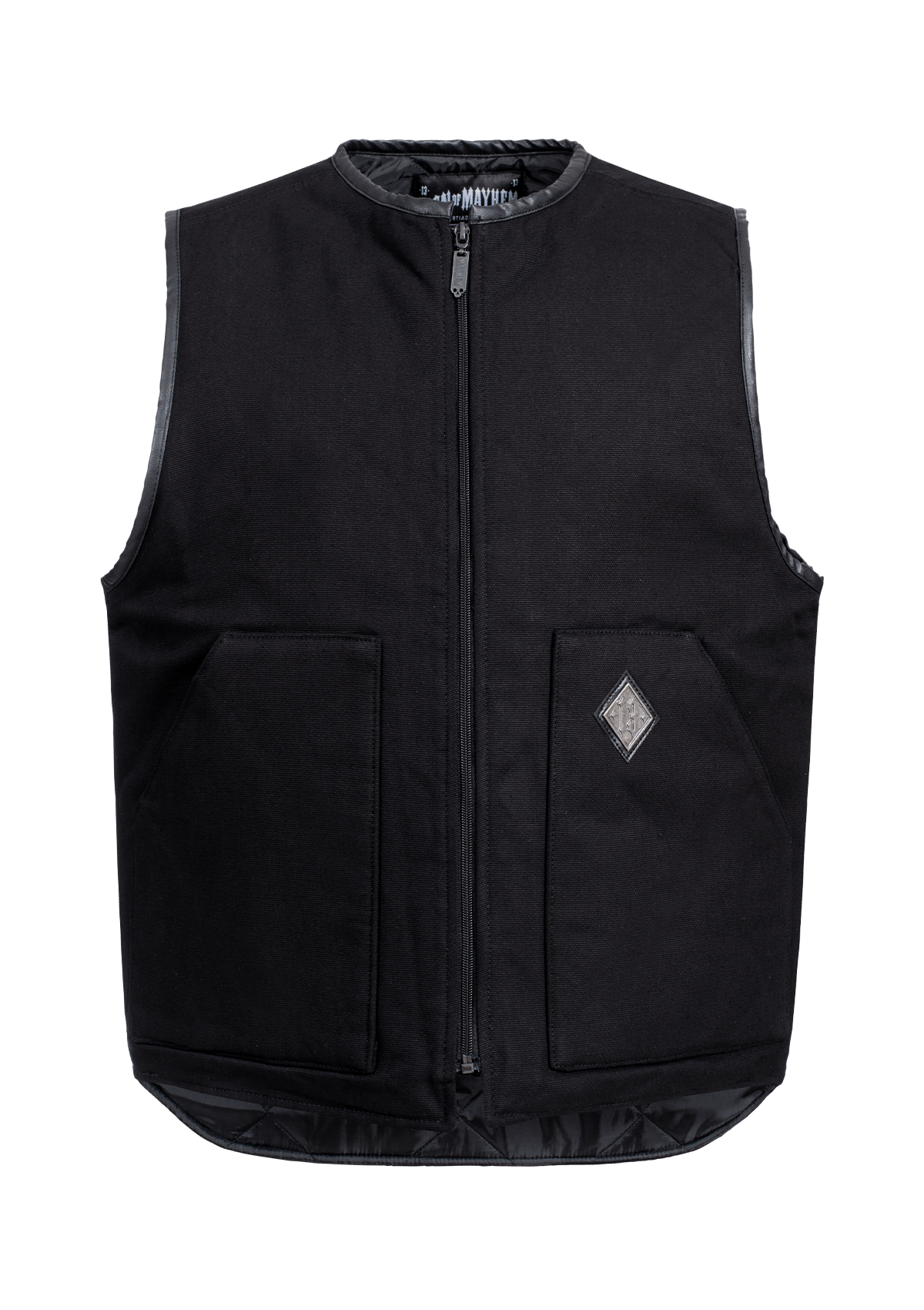 Weste Mayhem - MEN OF MAYHEM - ALAIKO - EXCHANGES - MM - M - 1080 - MW - BB - biker - black