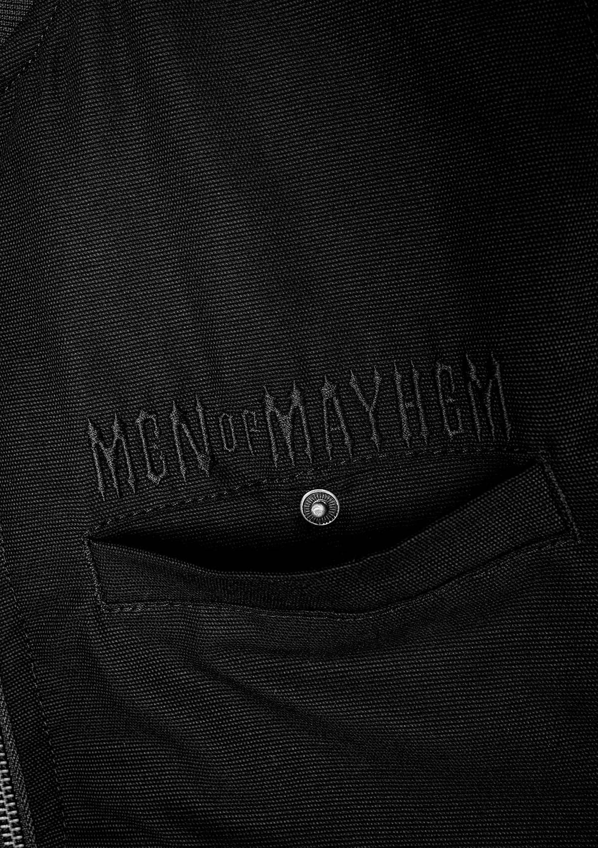 Weste Mayhem Blacktop B/B - MEN OF MAYHEM - ALAIKO - EXCHANGES - MM - M - 1080 - MW - BT - biker - black