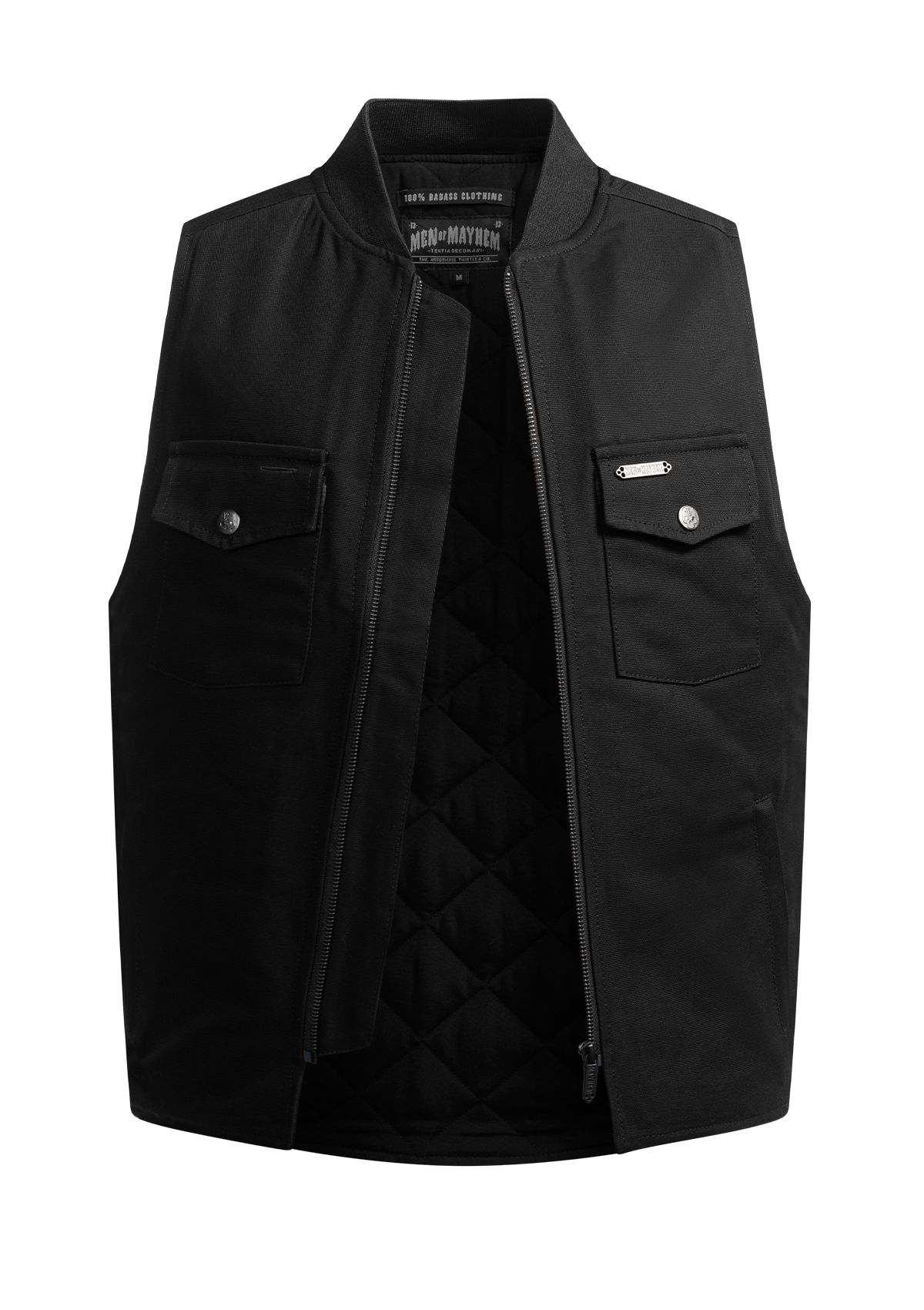 Weste Mayhem Lanesplit B/B - MEN OF MAYHEM - ALAIKO - EXCHANGES - MM - M - 1080 - MW - LS - biker - black