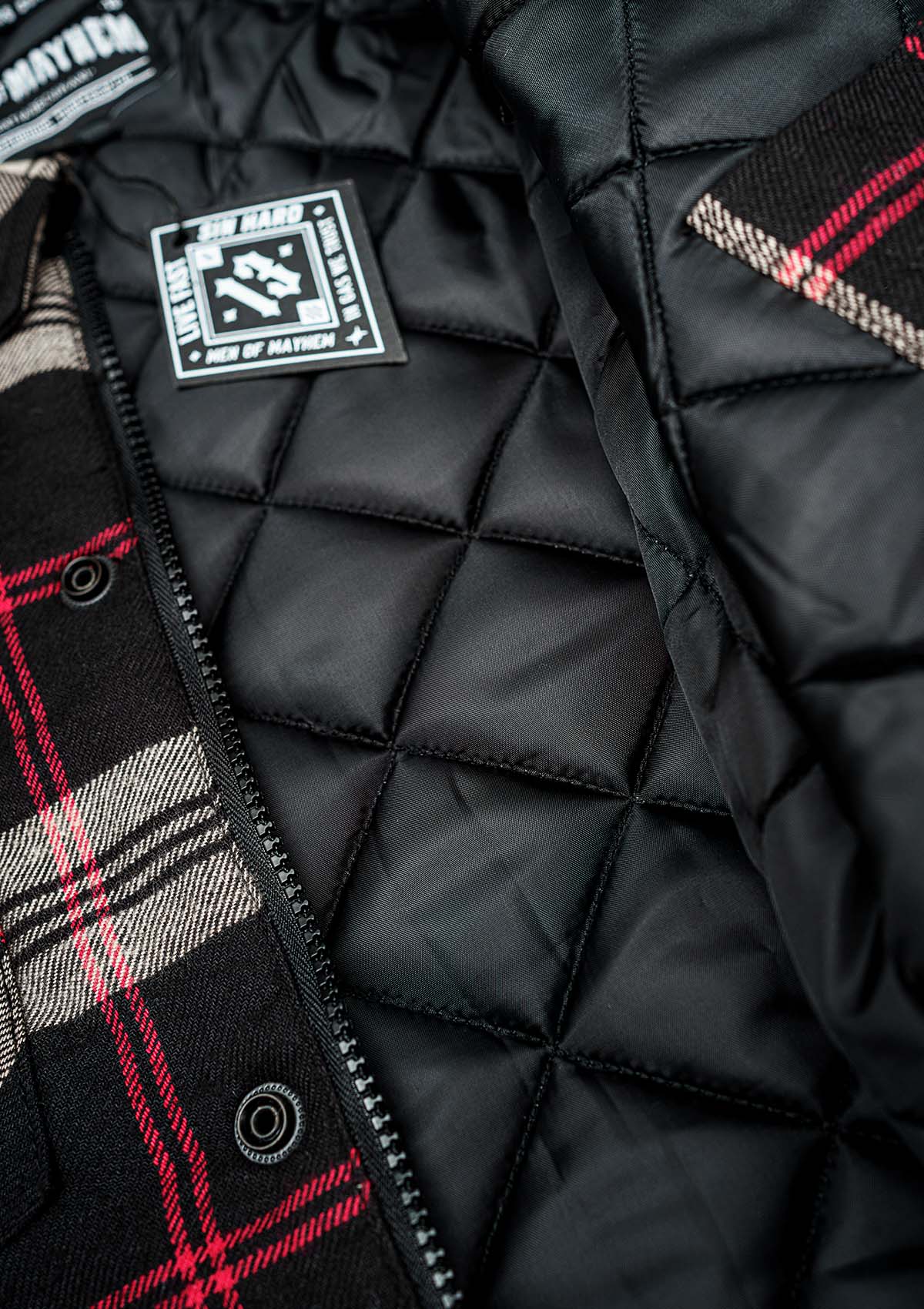 Flanelljacke Bourbon - MEN OF MAYHEM - ALAIKO - EXCHANGES - MM - M - 1100 - FJ - BB - flanelljacke - Jacken & Westen