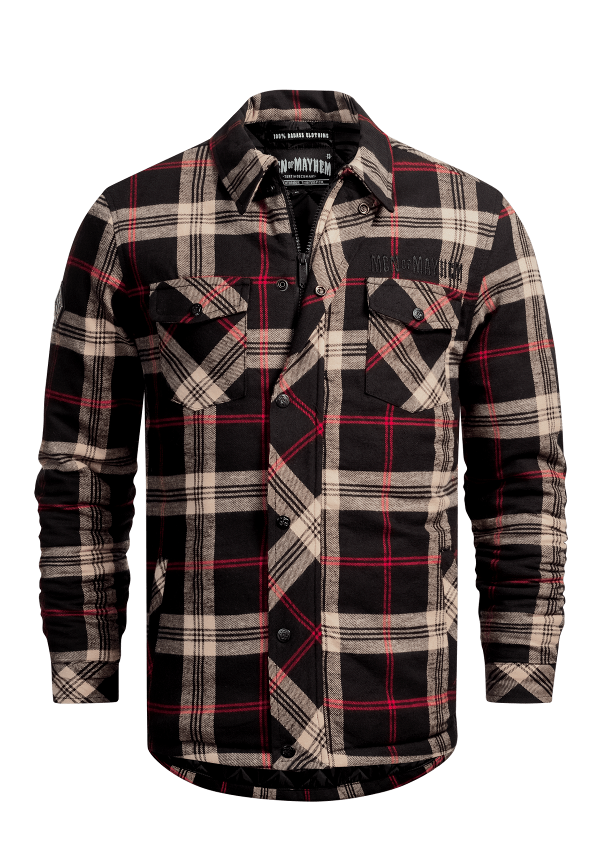 Flanelljacke Bourbon - MEN OF MAYHEM - ALAIKO - EXCHANGES - MM - M - 1100 - FJ - BB - flanelljacke - Jacken & Westen