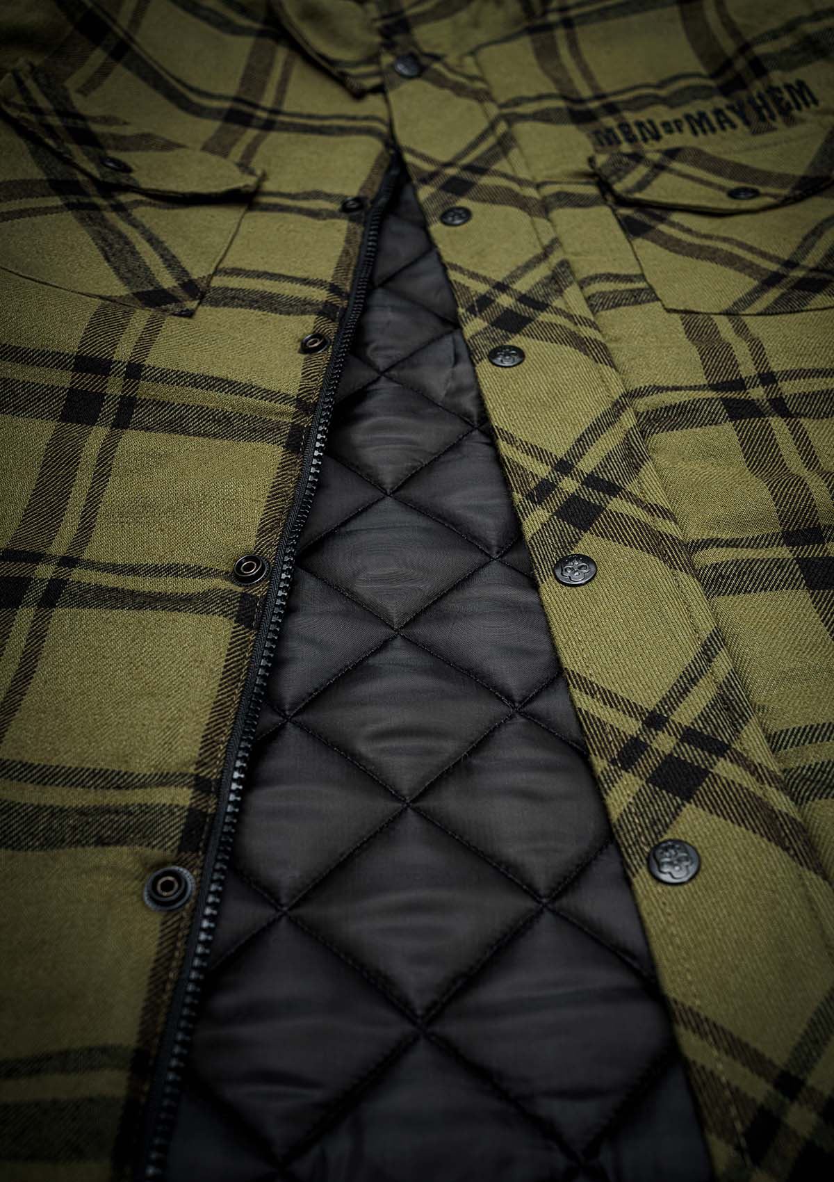 Flanelljacke Badlands - MEN OF MAYHEM - ALAIKO - EXCHANGES - MM - M - 1100 - FJ - BL - flanelljacke - Jacken & Westen