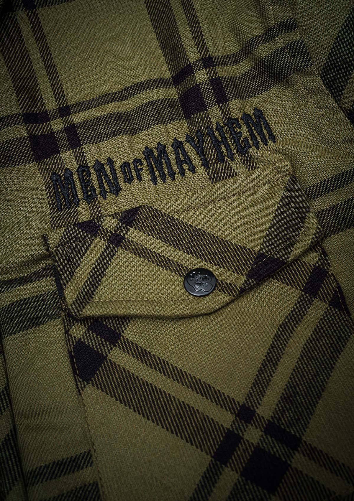 Flanelljacke Badlands - MEN OF MAYHEM - ALAIKO - EXCHANGES - MM - M - 1100 - FJ - BL - flanelljacke - Jacken & Westen