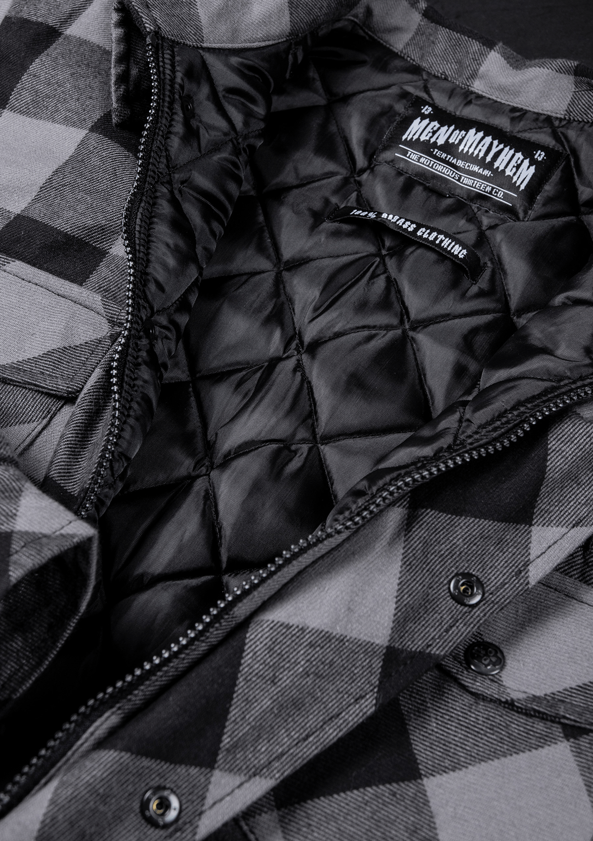 Flanelljacke Stone Cold - MEN OF MAYHEM - ALAIKO - EXCHANGES - MM - M - 1100 - FJ - SC - Bestseller - flanelljacke