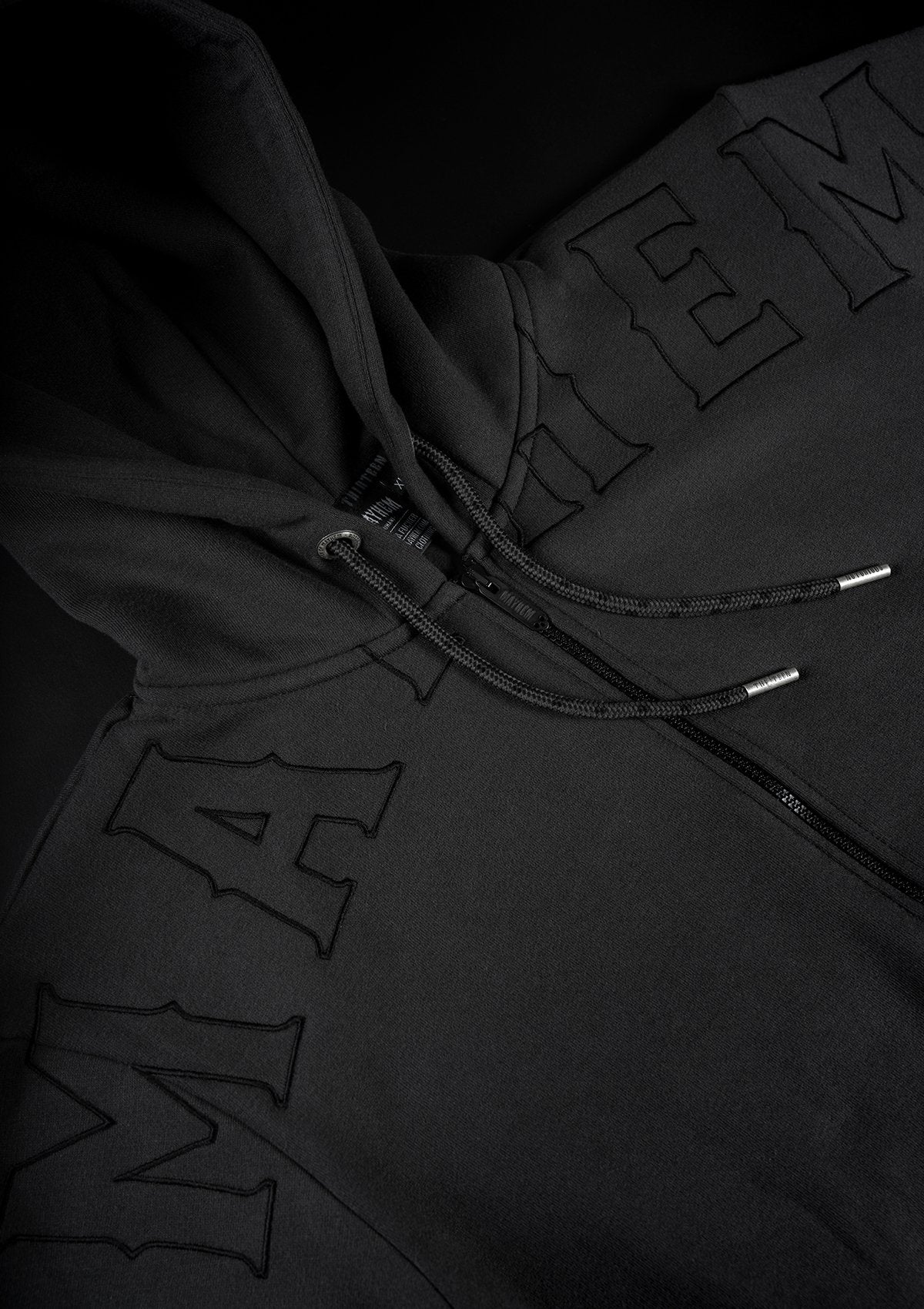 Hoody Jacke Crook G/S - MEN OF MAYHEM - ALAIKO-EXCHANGES-MM-M-1100-HJC-GS - Crook - Grau