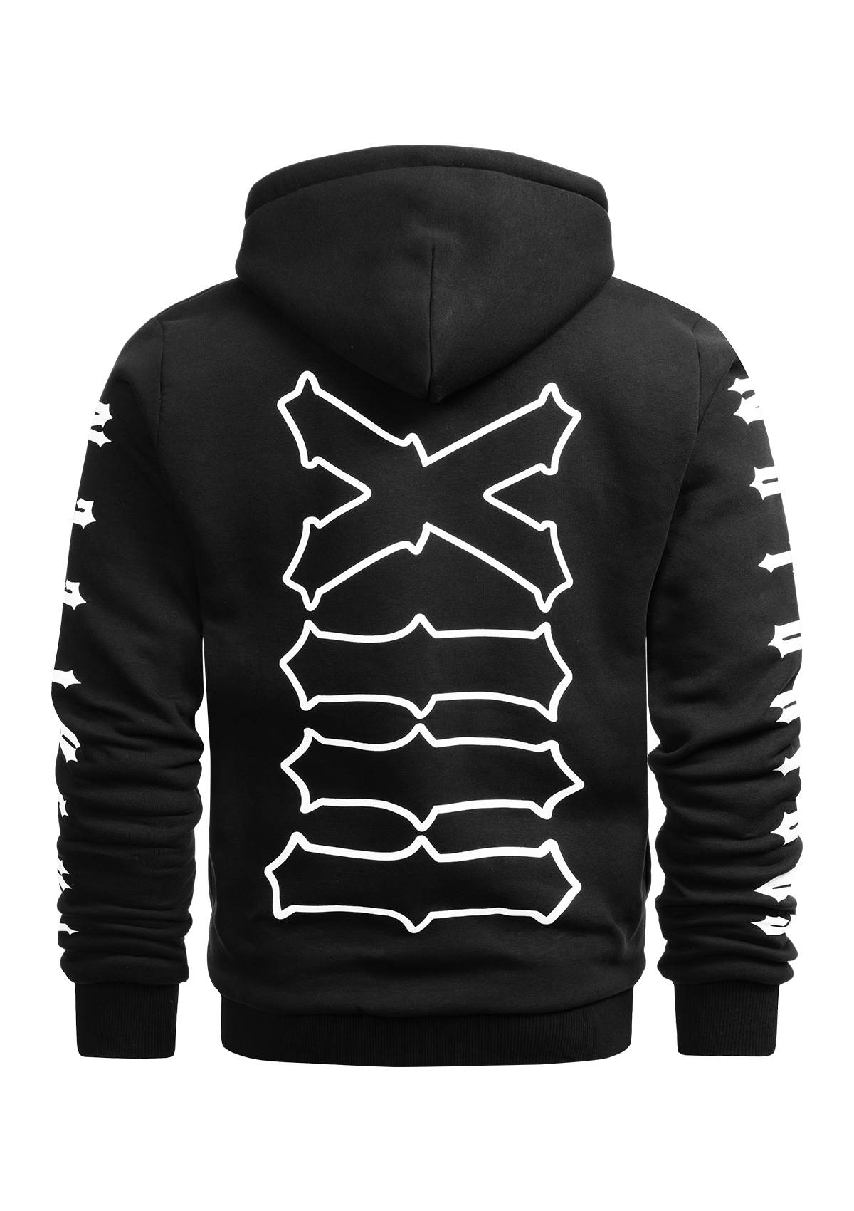 Hoodie Jacke Notorious Thirteen S/W - MEN OF MAYHEM - ALAIKO - EXCHANGES - MM - M - 1100 - HJNT - SW - black - Hoody Jacke Notorious Thirteen