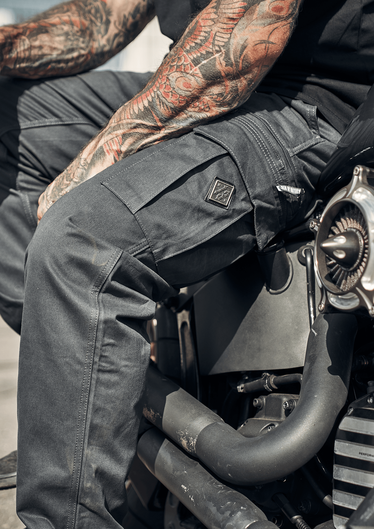 Cargohose Rough Anthrazit - MEN OF MAYHEM - ALAIKO - EXCHANGES - MM - M - 1120 - CH - RA - cargo - Cargohose