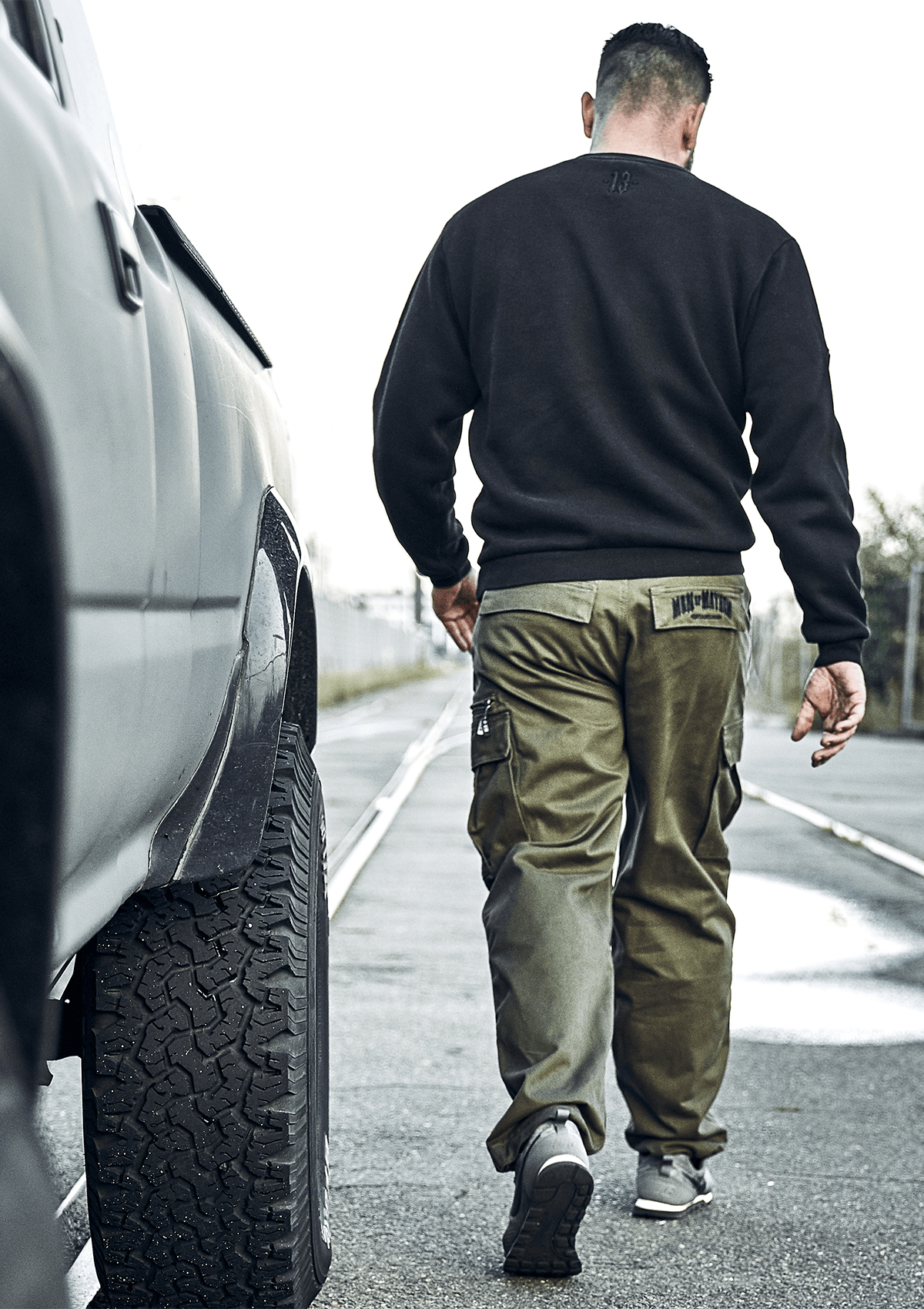 Cargohose Rough Oliv - MEN OF MAYHEM - ALAIKO - EXCHANGES - MM - M - 1120 - CH - RO - cargo - Cargohose