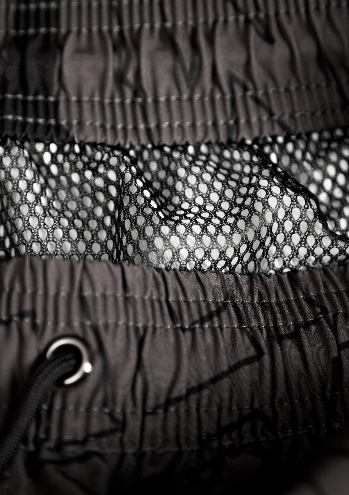 Badehose XIII Allover G/S - MEN OF MAYHEM - ALAIKO - EXCHANGES - MM - M - 1130 - AO - GS - Badehose - Grau