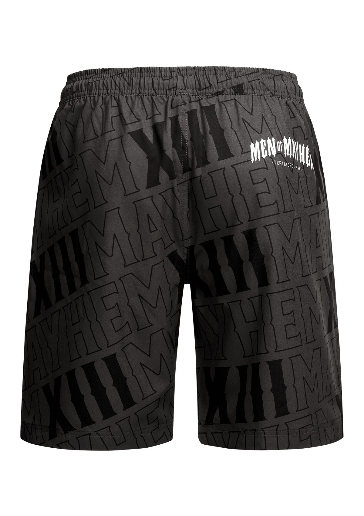 Badehose XIII Allover G/S - MEN OF MAYHEM - ALAIKO - EXCHANGES - MM - M - 1130 - AO - GS - Badehose - Grau