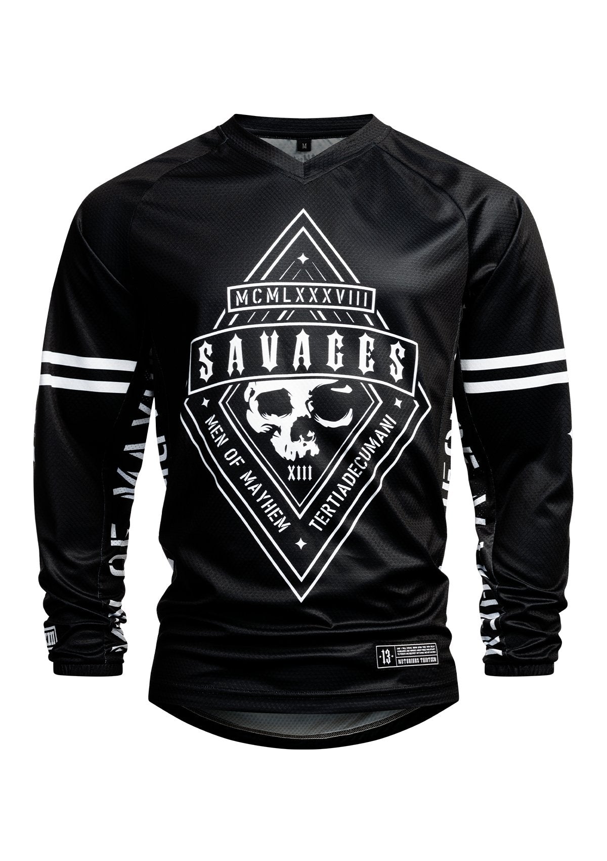 Jersey Savages S/W - MEN OF MAYHEM - ALAIKO - EXCHANGES - MM - M - 1140 - LJ - JM - SA - SW - black - Jerseys