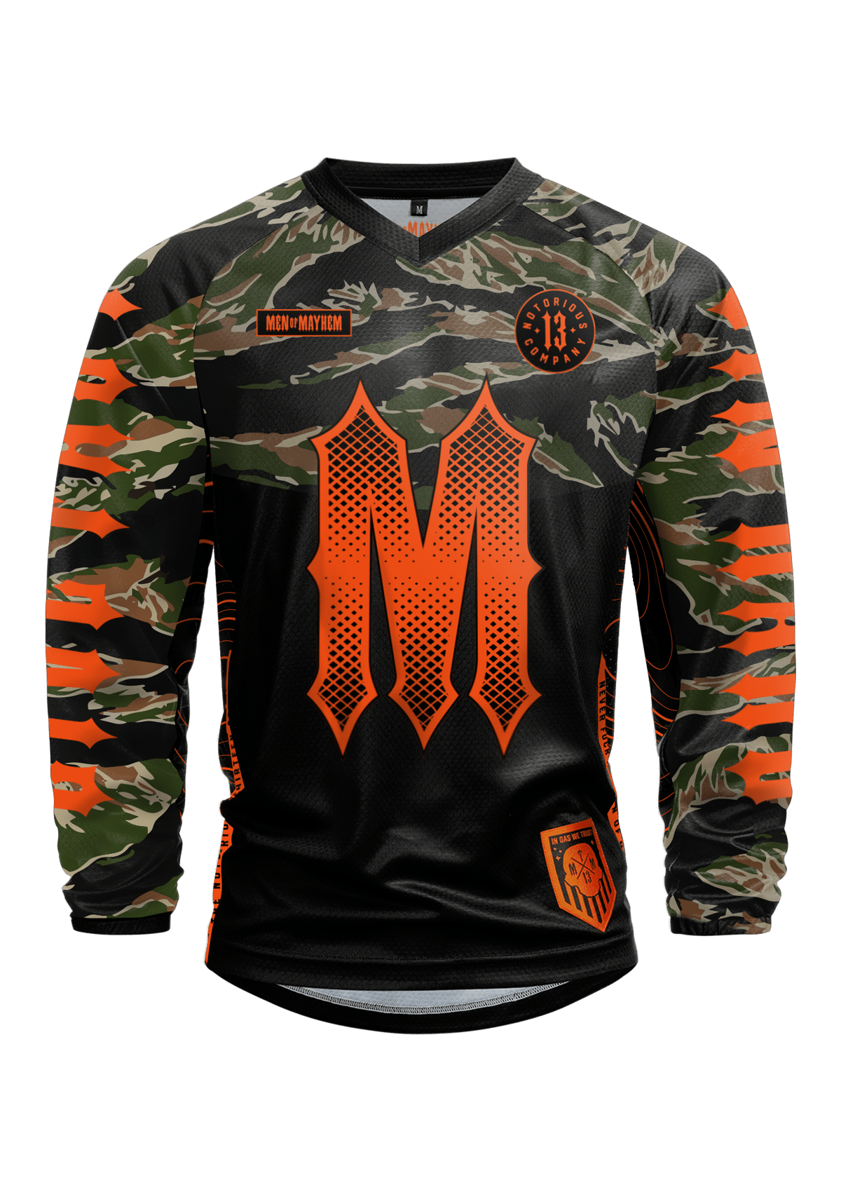 Jersey Tiger Camo - MEN OF MAYHEM - ALAIKO - EXCHANGES - MM - M - 1140 - LJ - JTC - hidden - Jerseys