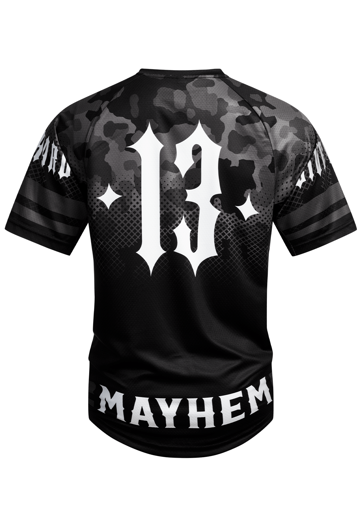 Short Sleeves Jersey Mayhem Camo B/C - MEN OF MAYHEM - ALAIKO - EXCHANGES - MM - M - 1140 - SJ - JM - CMO - BC - BC - black camo