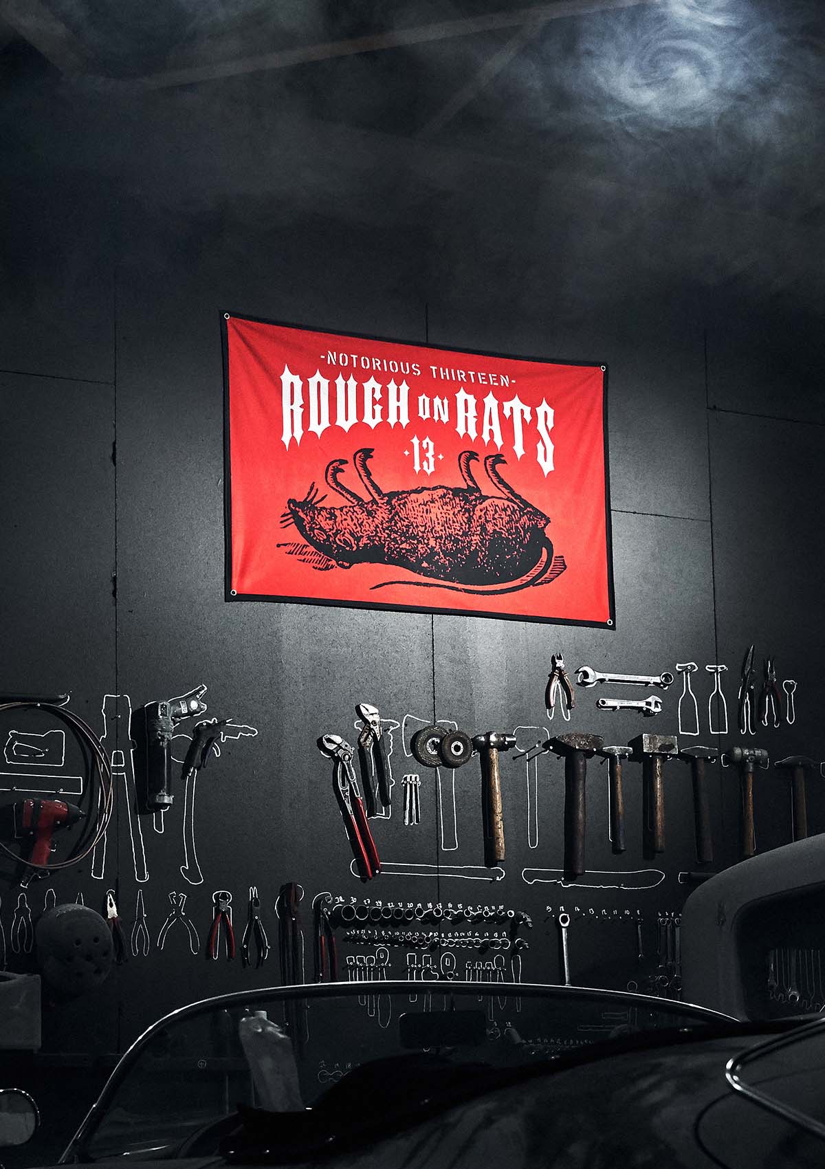 Banner R.O.R. R/S - MEN OF MAYHEM - Accessoires - Banner - red