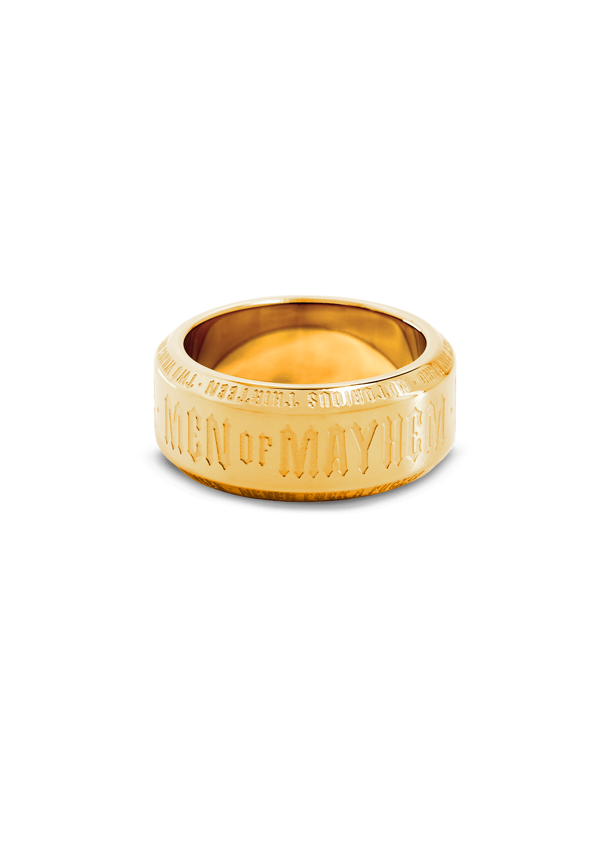 Ring 13 Mayhem Gold - MEN OF MAYHEM - Accessoires - ALAIKO - EXCHANGES - MM - M - 3250 - R13MG - Neu