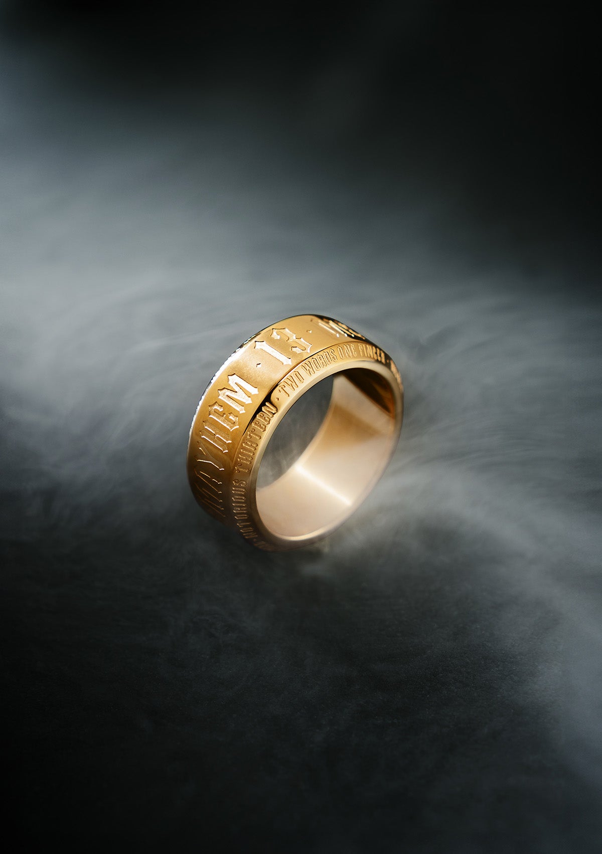 Ring 13 Mayhem Gold - MEN OF MAYHEM - Accessoires - ALAIKO - EXCHANGES - MM - M - 3250 - R13MG - Neu