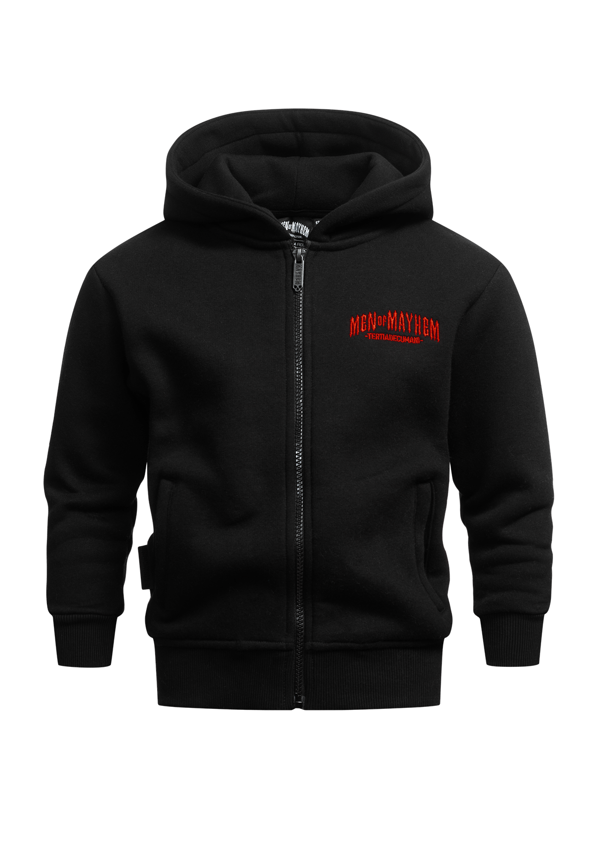 Kids Hoodie Jacke Classic S/R - MEN OF MAYHEM - ALAIKO - EXCHANGES - MM - M - 4080 - HJ - SR - black - Hoody Jacken