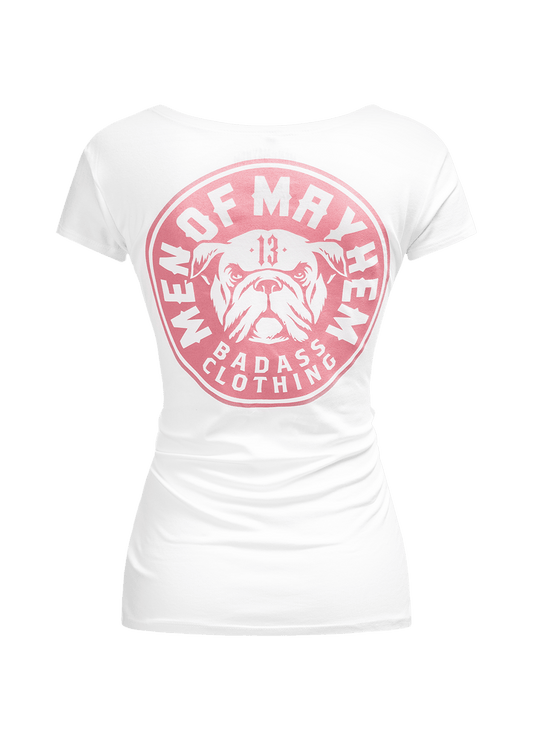 Women T-Shirt Bulldog W/P - MEN OF MAYHEM - ALAIKO - EXCHANGES - MM - W - 2020 - BS - WP - Supplier Zia - T-Shirts & Tops