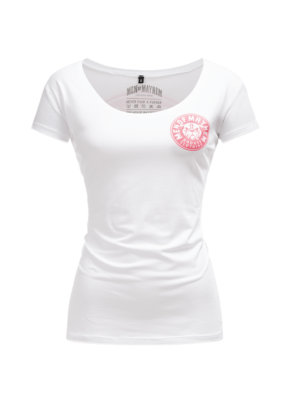 Women T-Shirt Bulldog W/P - MEN OF MAYHEM - ALAIKO - EXCHANGES - MM - W - 2020 - BS - WP - Supplier Zia - T-Shirts & Tops