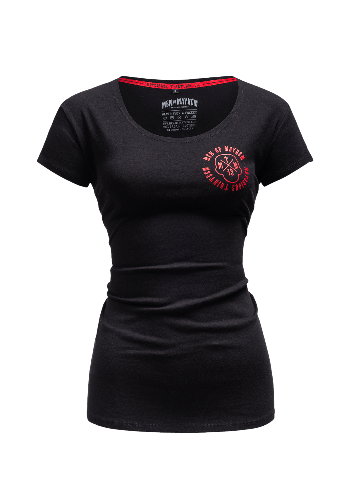Women T-Shirt Mayhem Circle S/R - MEN OF MAYHEM - ALAIKO - EXCHANGES - MM - W - 2020 - MC - SR - black - Schwarz
