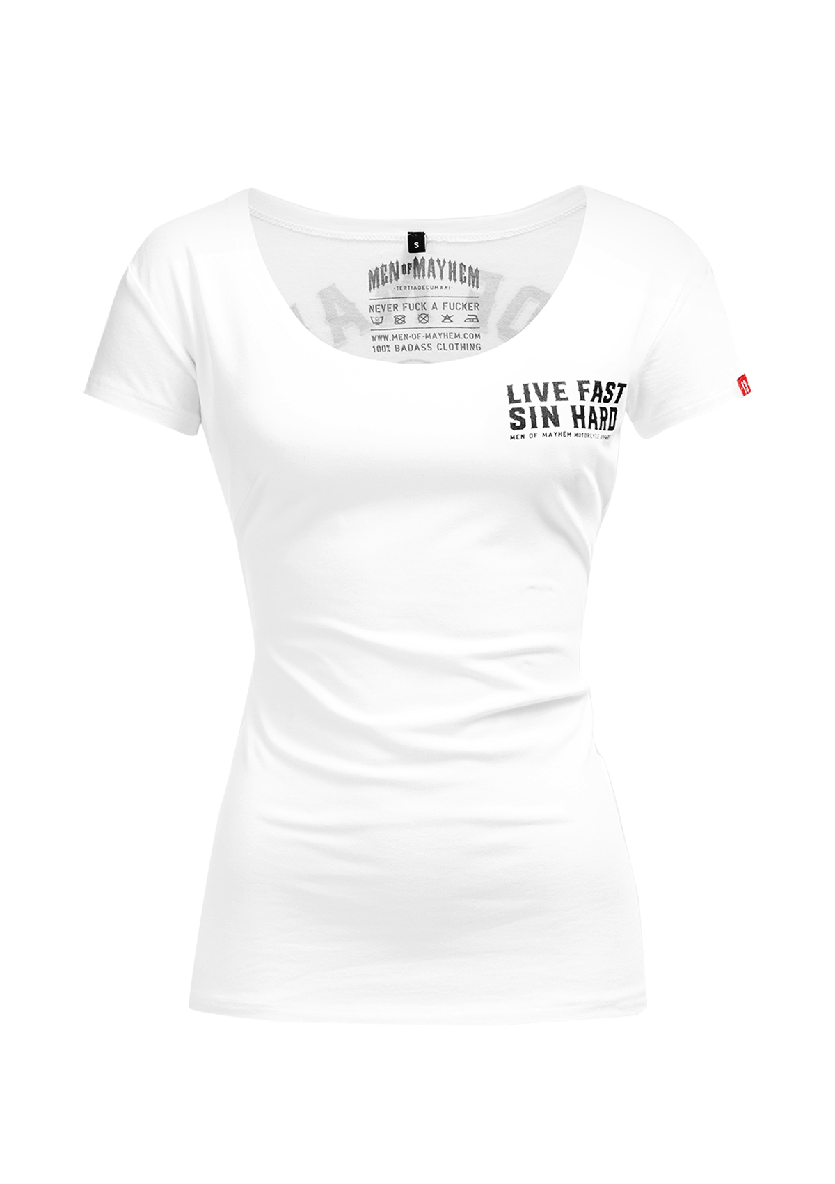 Dames T-shirt Middle Finger W/S