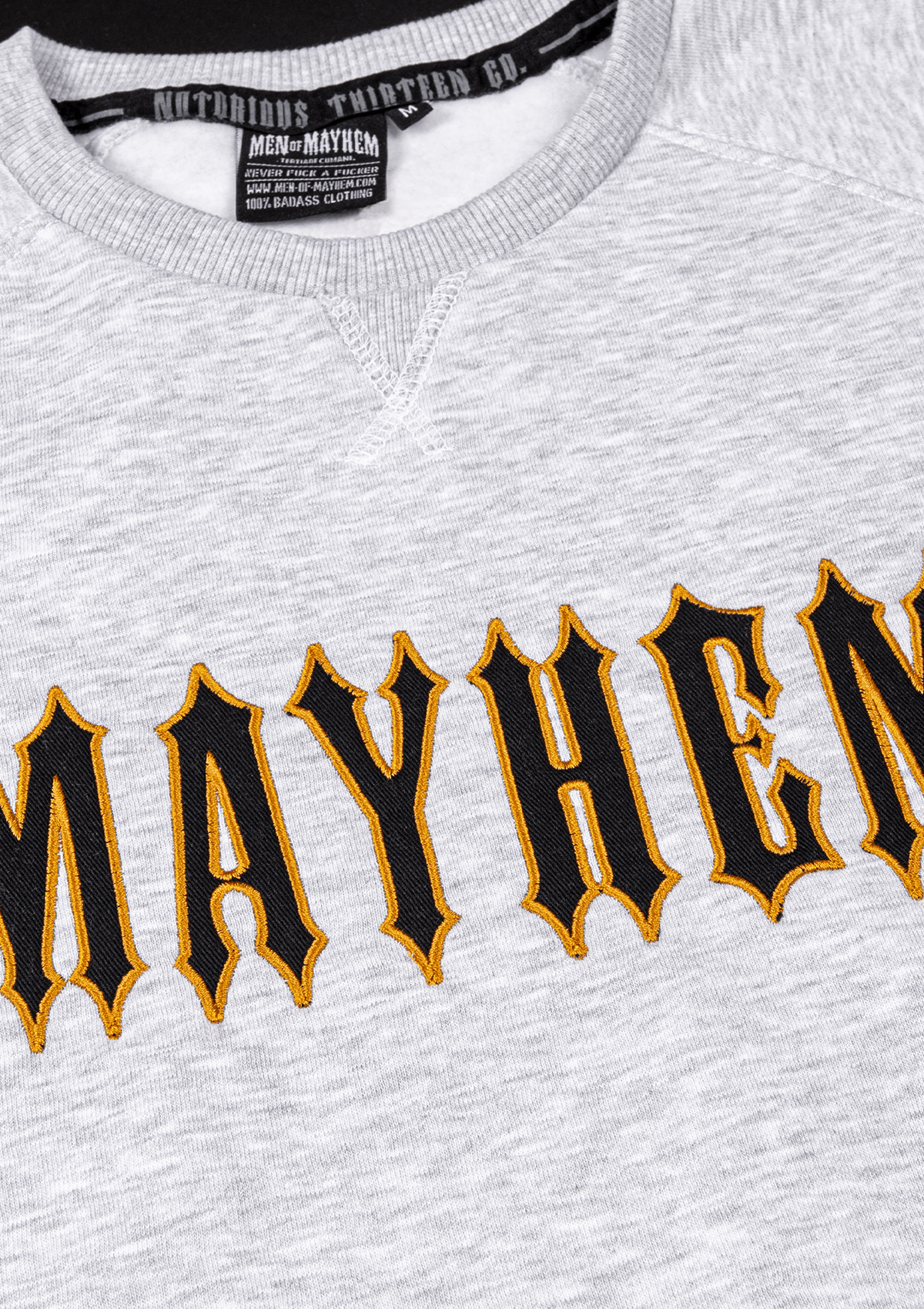 Women Crewneck Mayhem HG/NG - MEN OF MAYHEM - ALAIKO - EXCHANGES - MM - W - 2040 - CC - HGNG - Grau - Pullover & Crewnecks