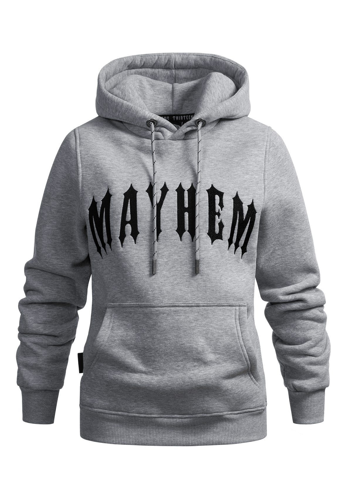 Women Hoody Mayhem G/S - MEN OF MAYHEM - ALAIKO - EXCHANGES - MM - W - 2050 - HM - GS - Grau - grey
