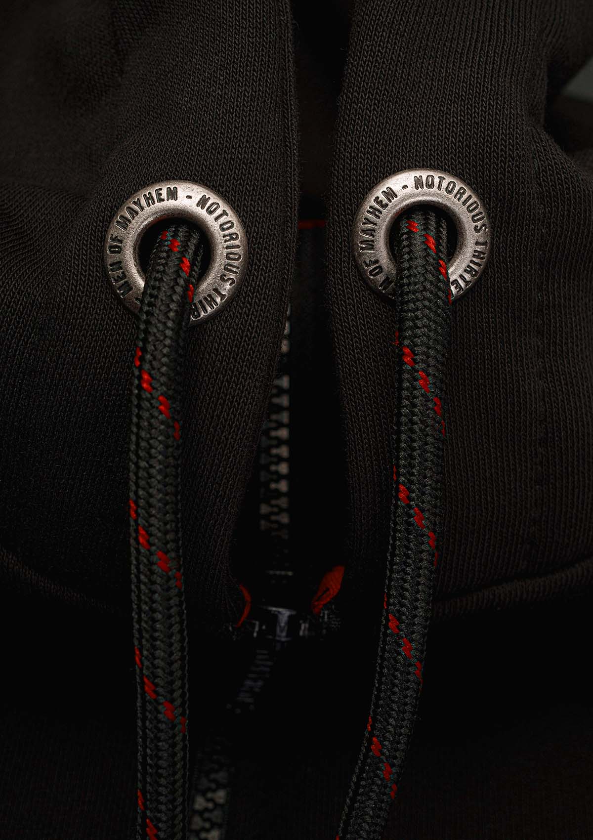 Women Hoodie Jacke TWOF S/R - MEN OF MAYHEM - ALAIKO - EXCHANGES - MM - W - 2070 - HJ - TWOF - SR - Schwarz - sr