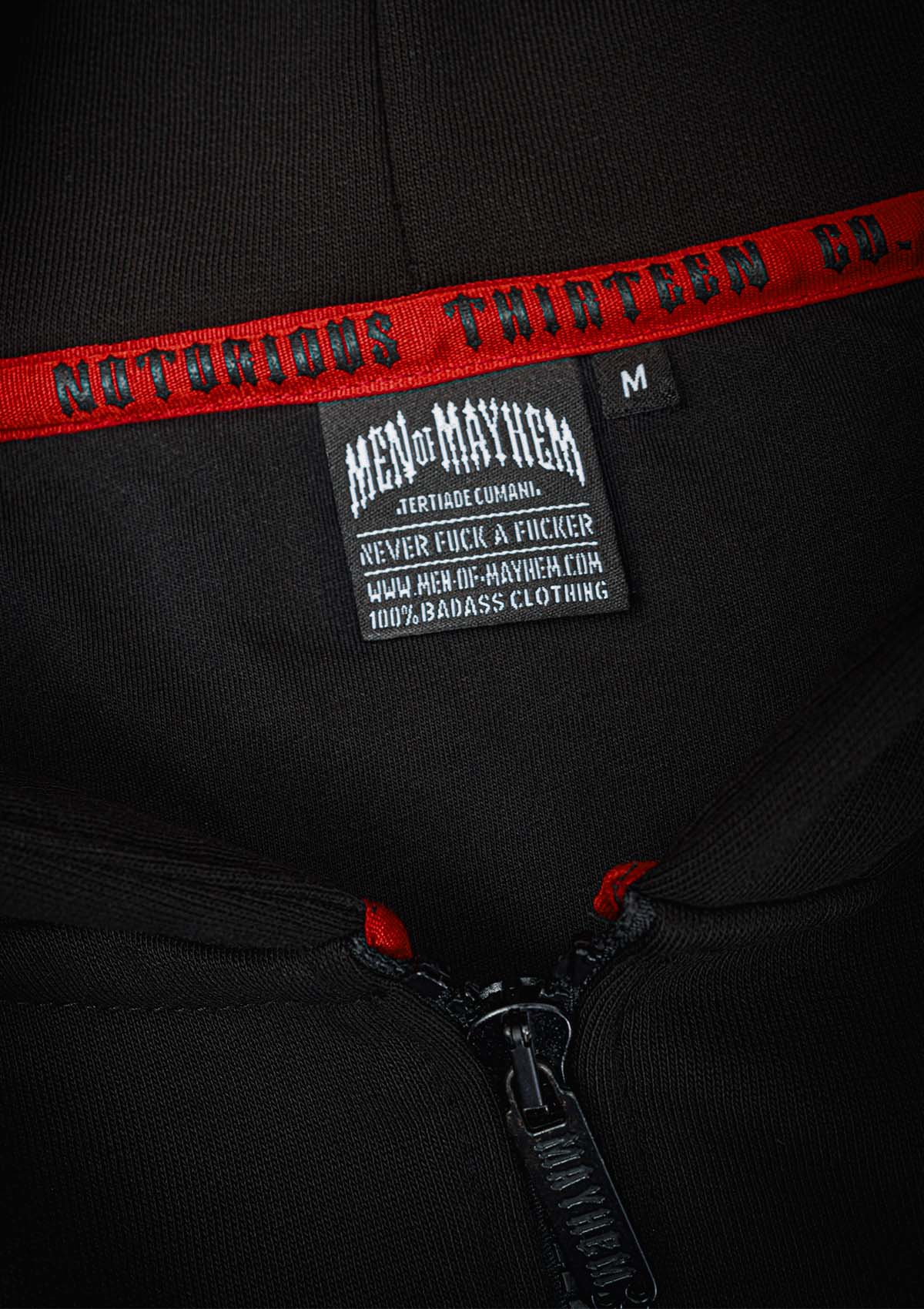 Women Hoodie Jacke TWOF S/R - MEN OF MAYHEM - ALAIKO - EXCHANGES - MM - W - 2070 - HJ - TWOF - SR - Schwarz - sr