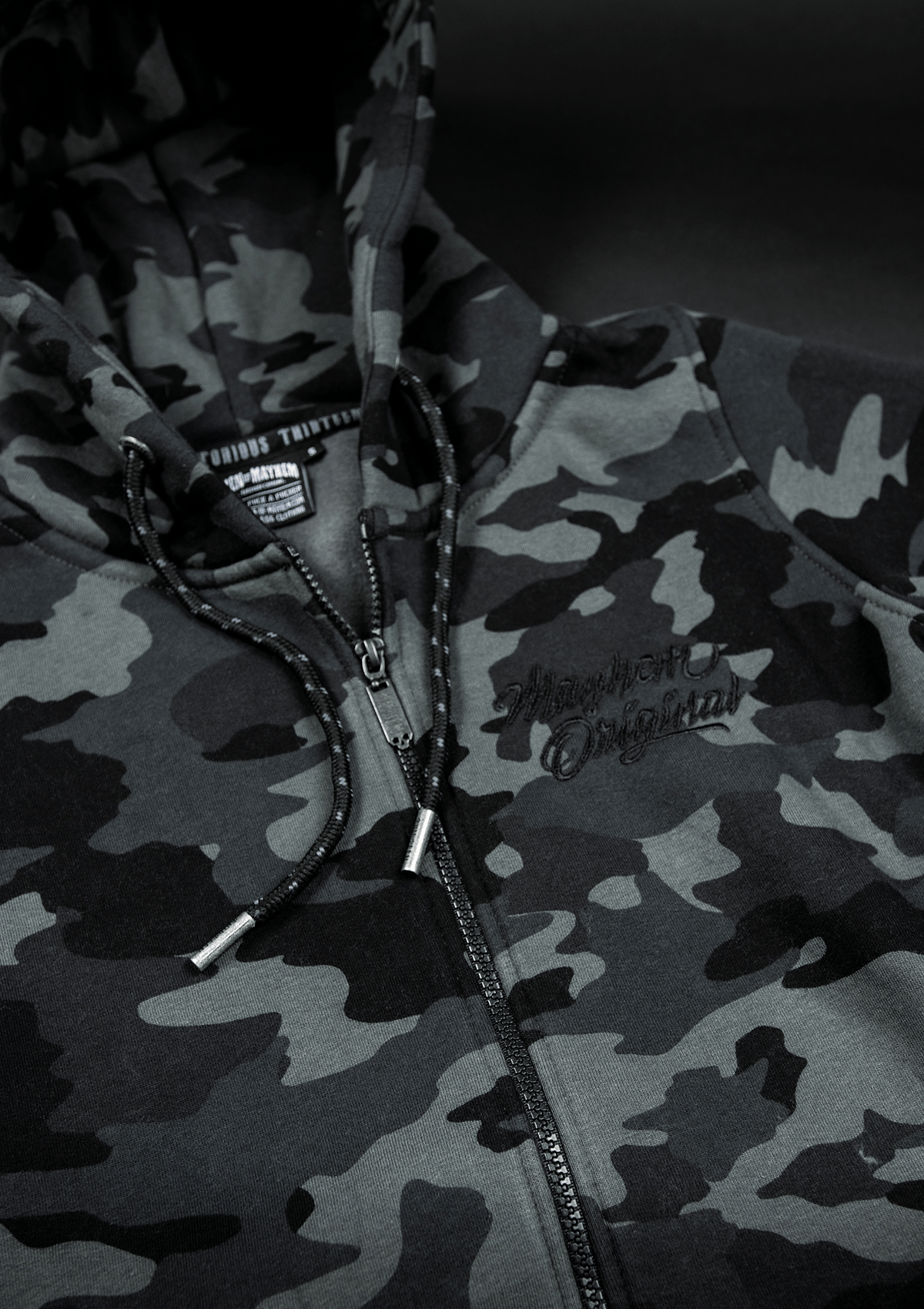 Women Hoodie Jacke TWOF B/C - MEN OF MAYHEM - ALAIKO - EXCHANGES - MM - W - 2070 - HJ - TWOF - BC - black - Schwarz