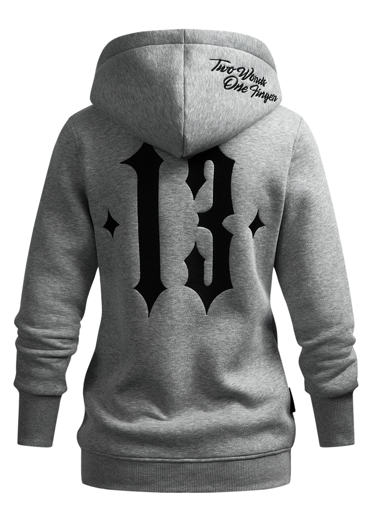 Dames zip hoodie TWOF G/S