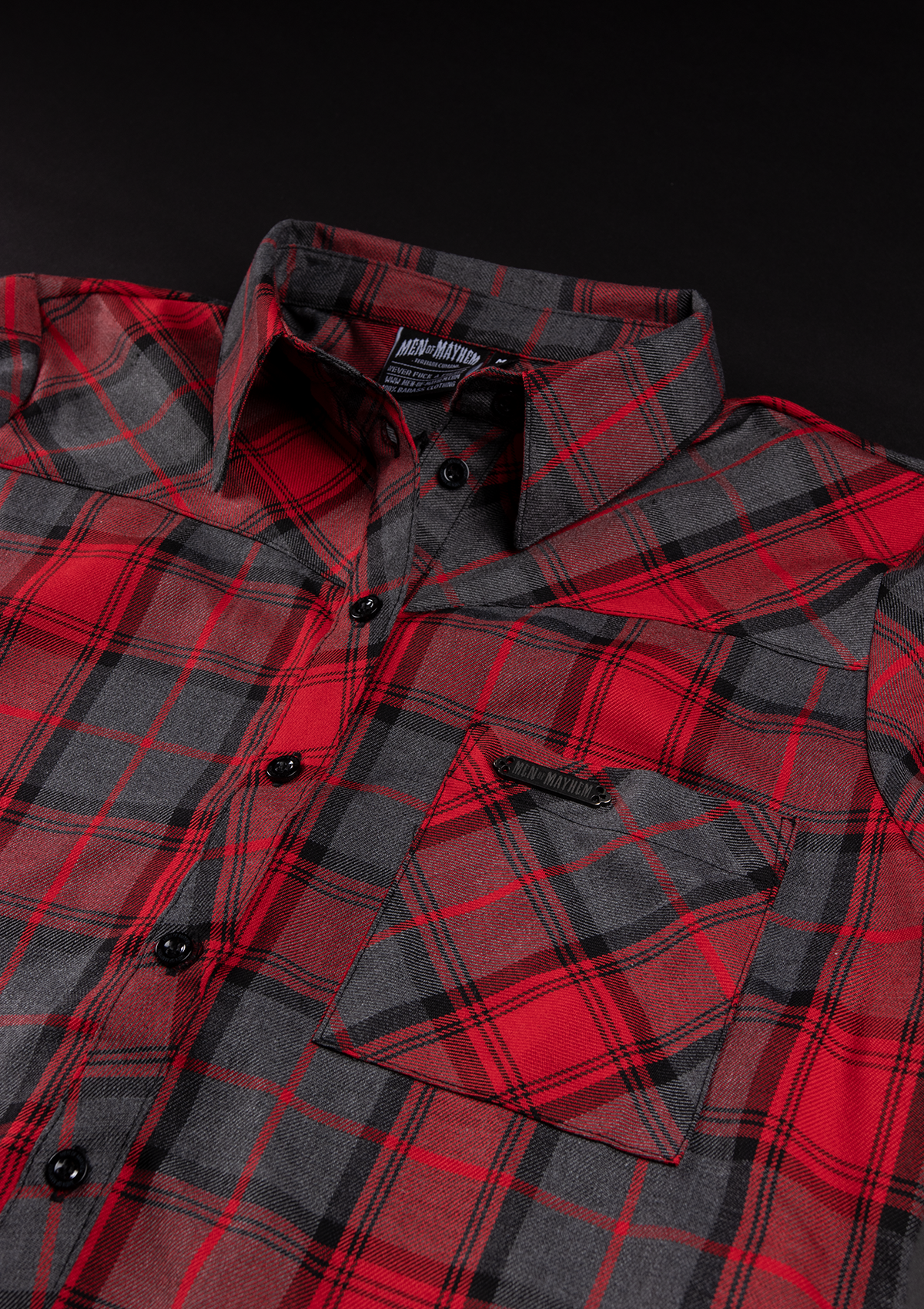 Women Flanellhemd R/G